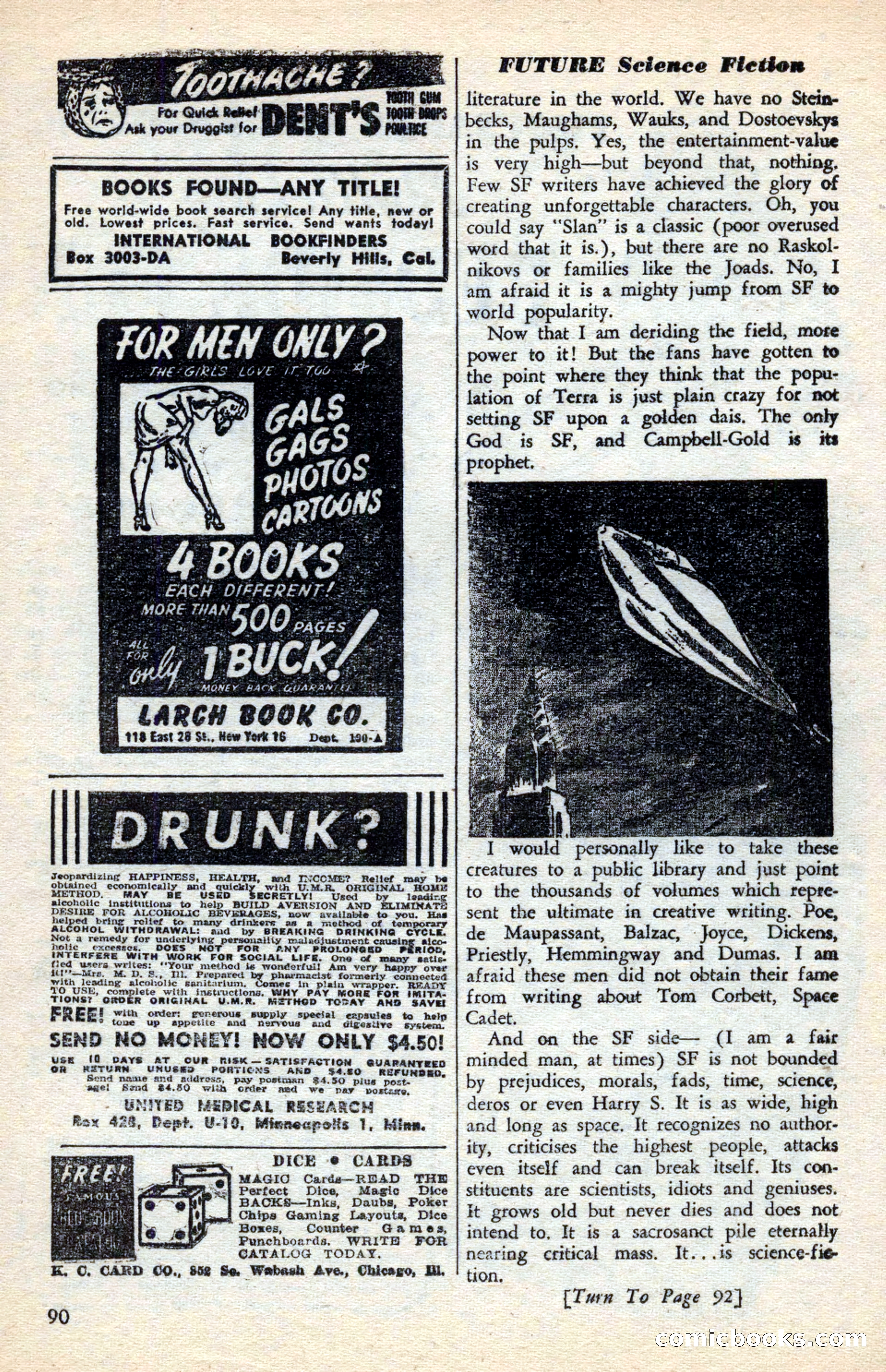 Future Science Fiction, November 1952 — page 86 of 96