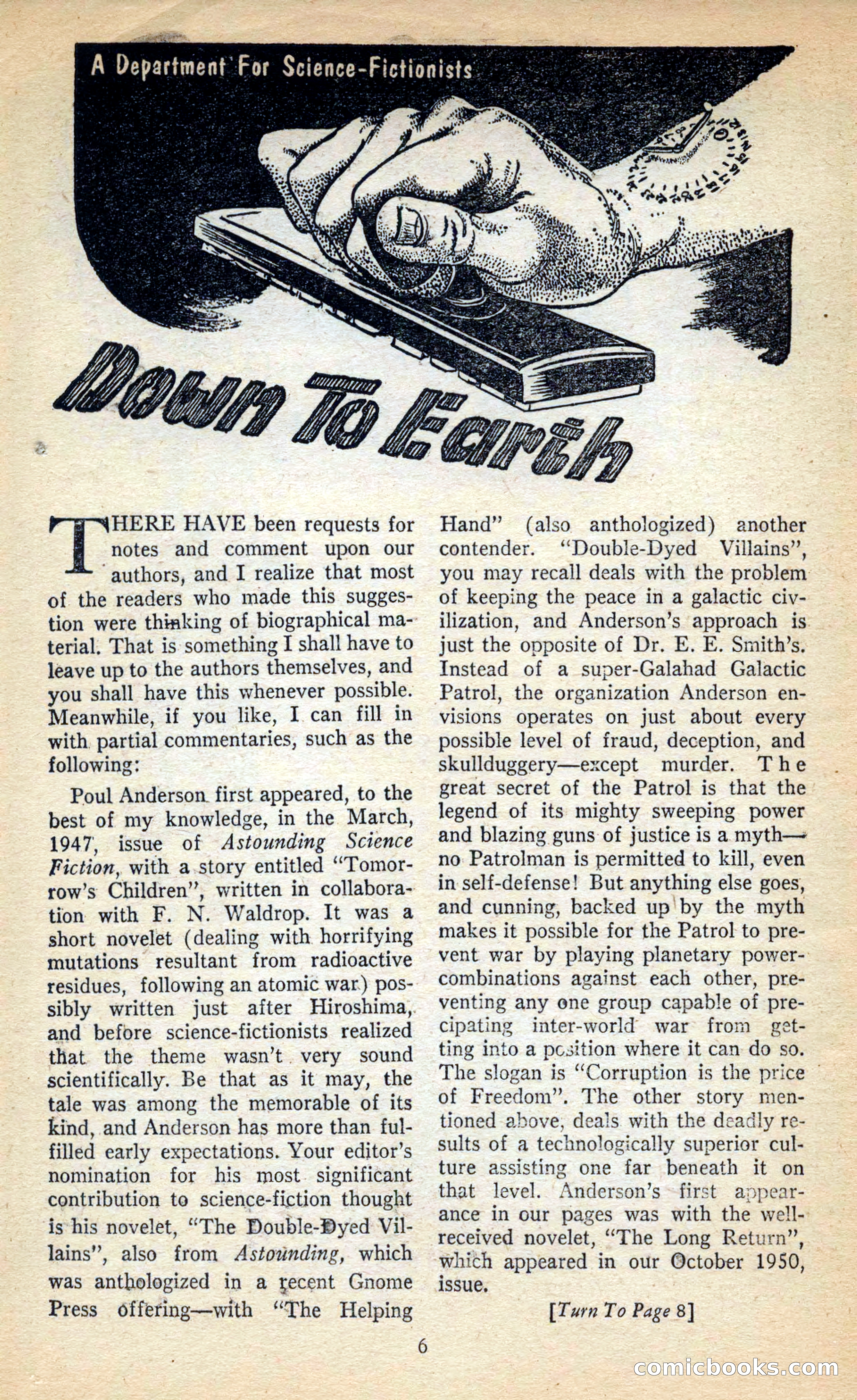 Future Science Fiction, March 1953 — page 6 of 100