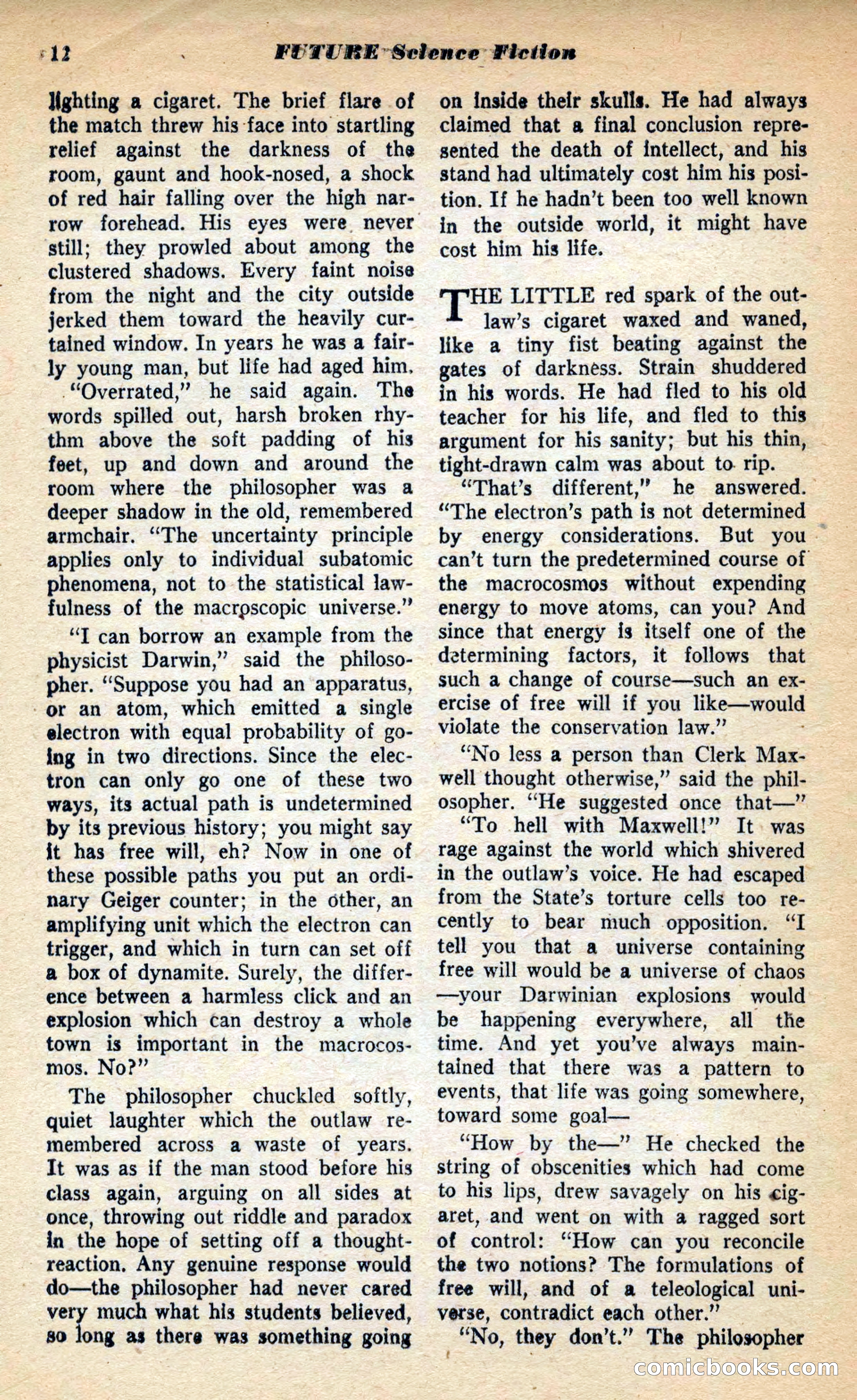Future Science Fiction, March 1953 — page 12 of 100