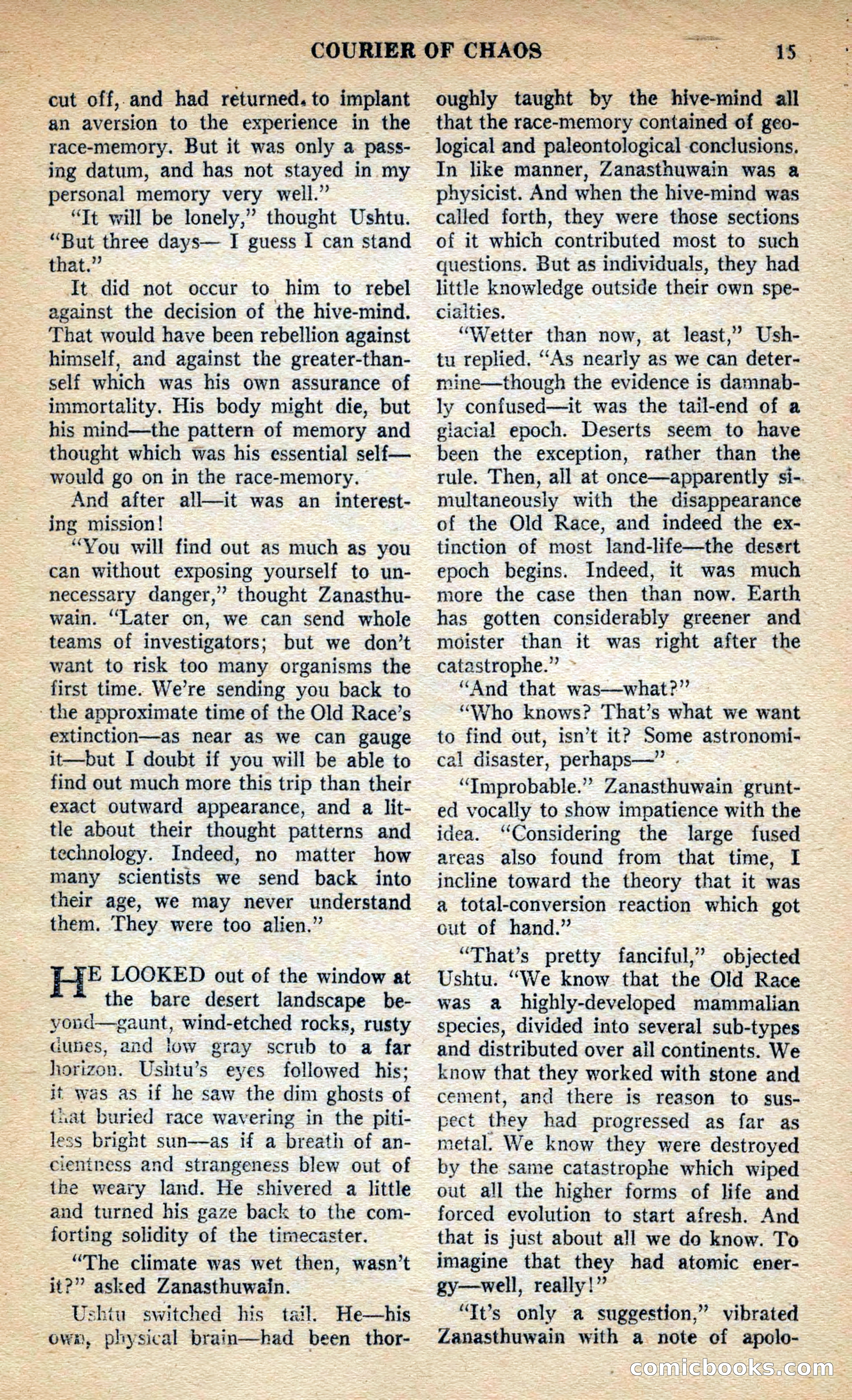 Future Science Fiction, March 1953 — page 15 of 100