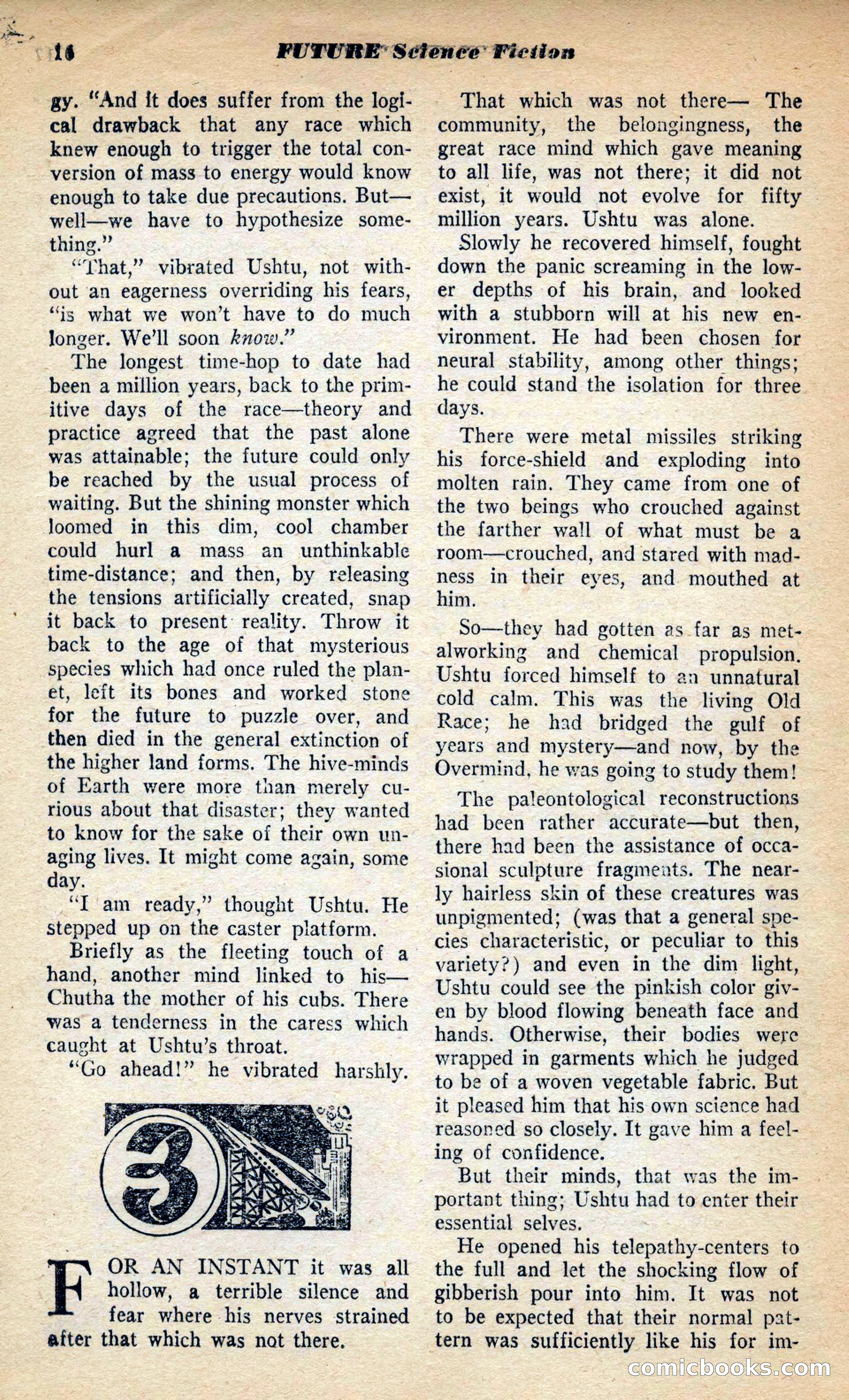 Future Science Fiction, March 1953 — page 16 of 100