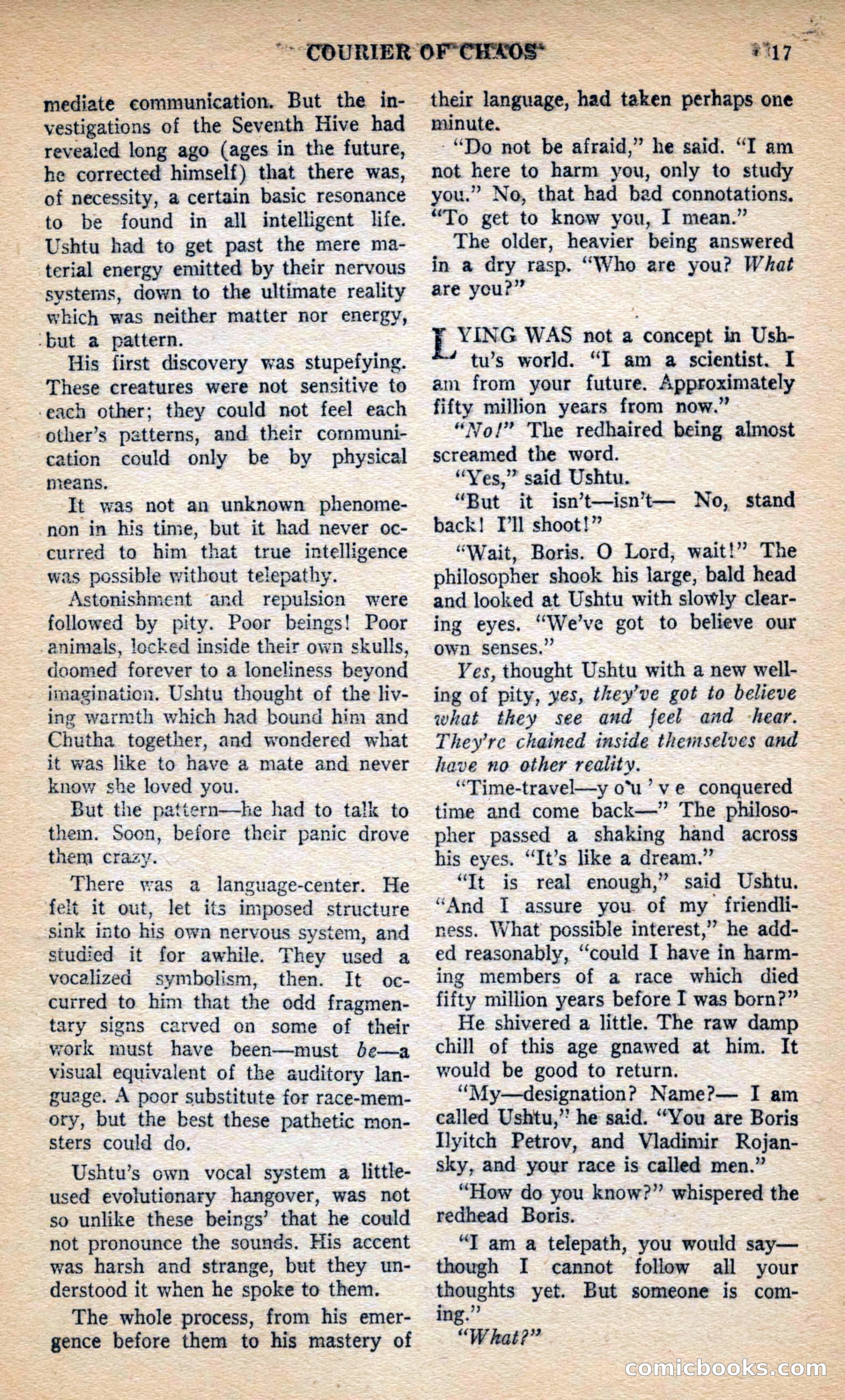 Future Science Fiction, March 1953 — page 17 of 100