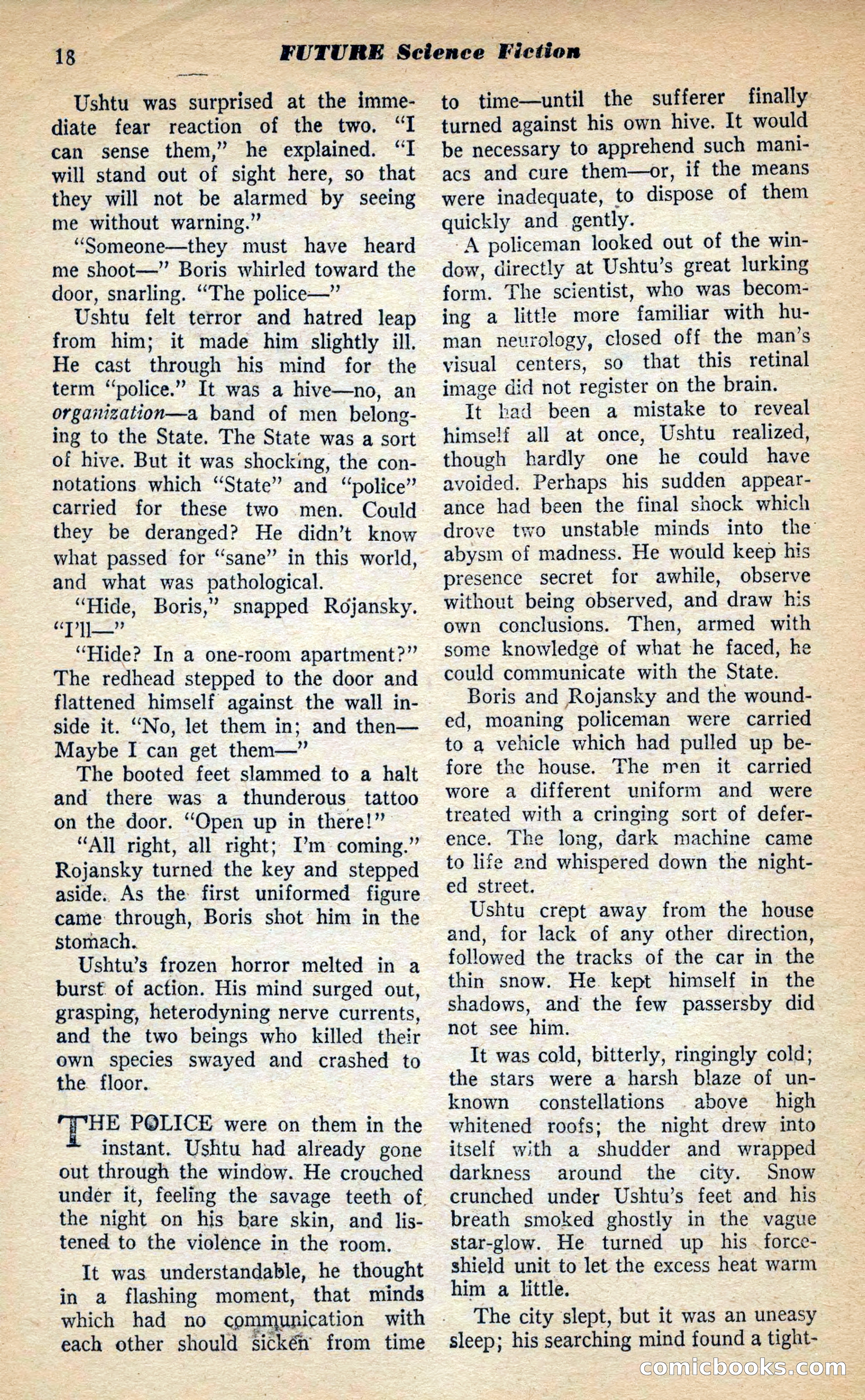 Future Science Fiction, March 1953 — page 18 of 100