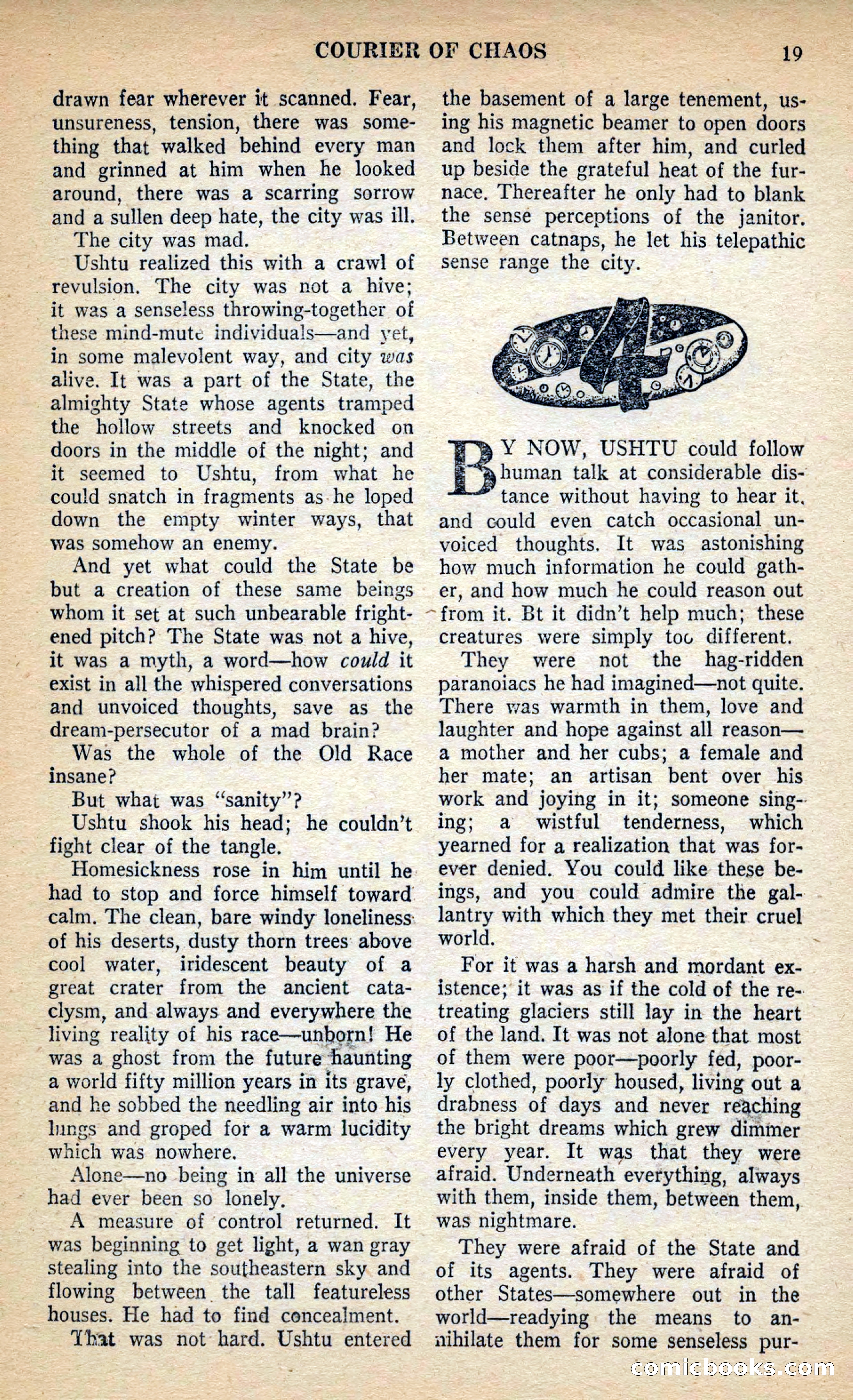 Future Science Fiction, March 1953 — page 19 of 100