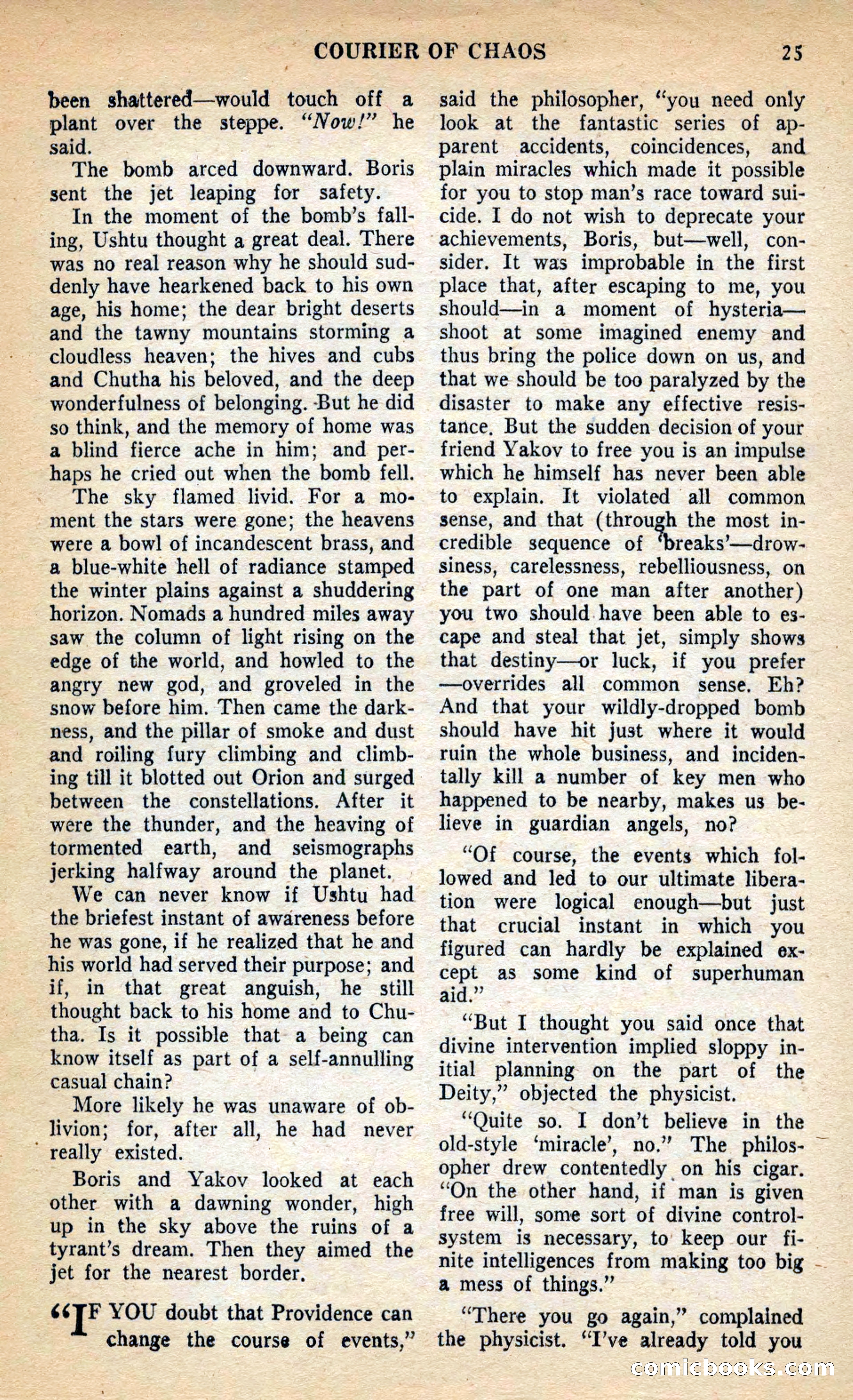 Future Science Fiction, March 1953 — page 25 of 100