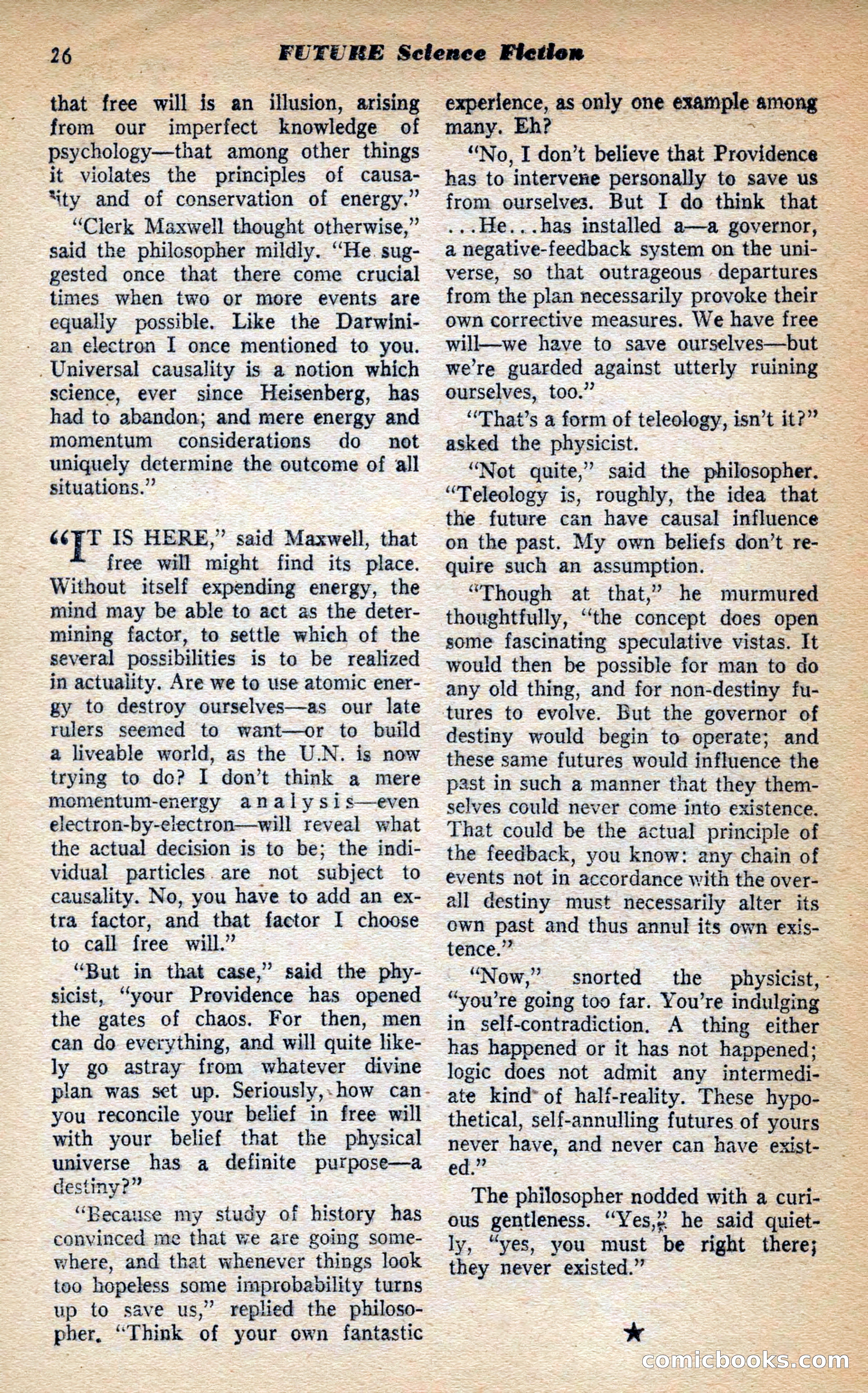 Future Science Fiction, March 1953 — page 26 of 100