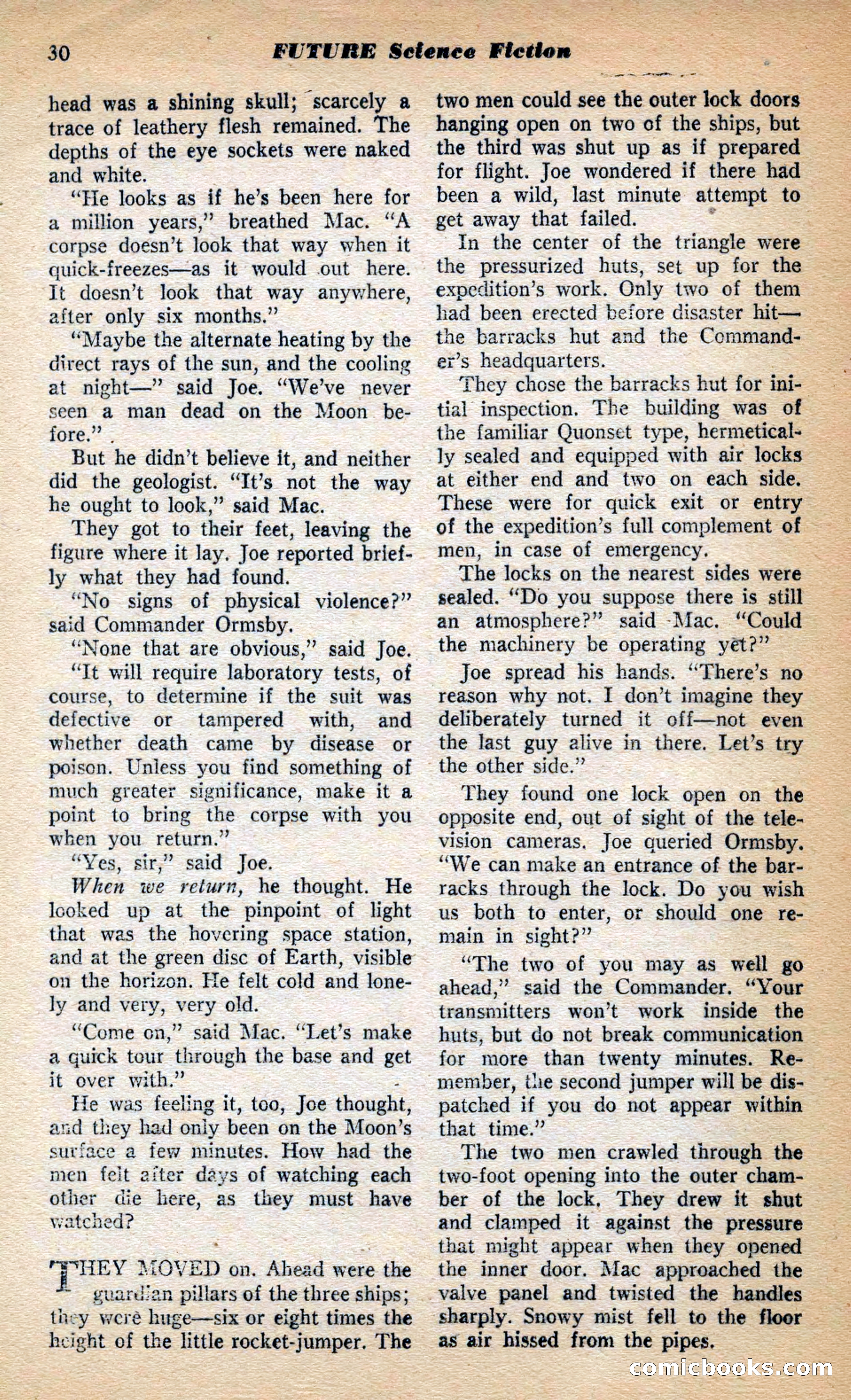 Future Science Fiction, March 1953 — page 30 of 100