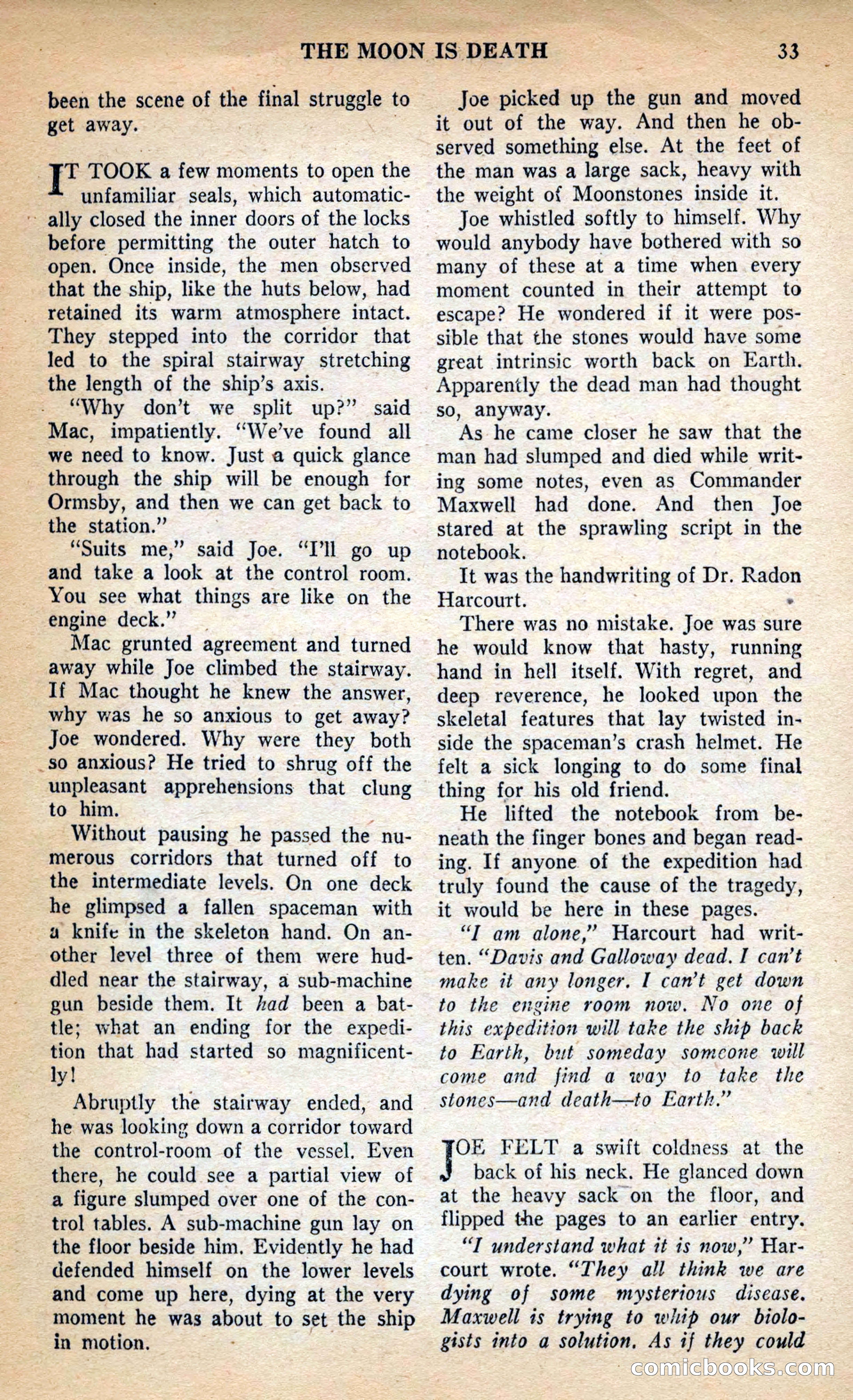 Future Science Fiction, March 1953 — page 33 of 100