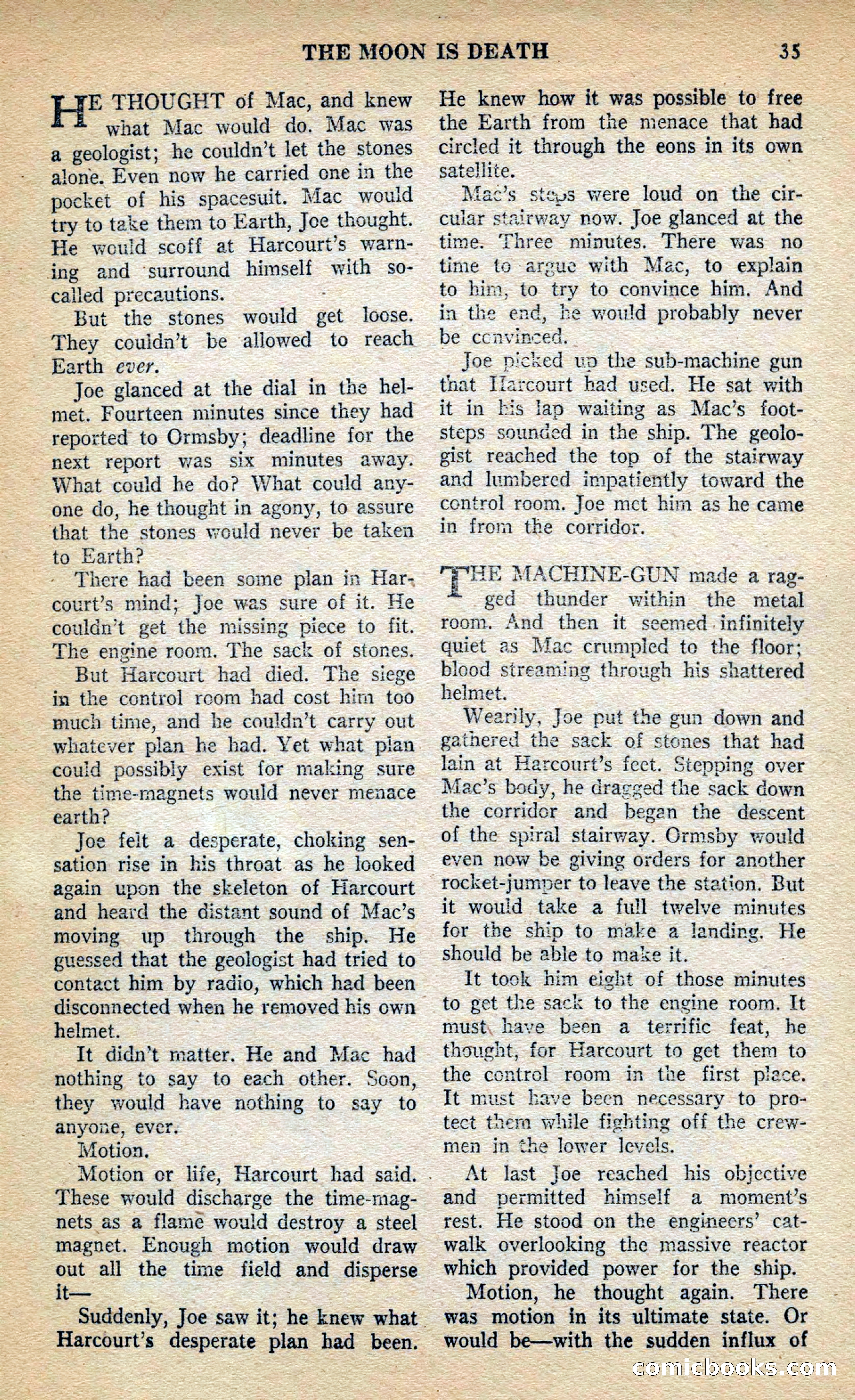 Future Science Fiction, March 1953 — page 35 of 100
