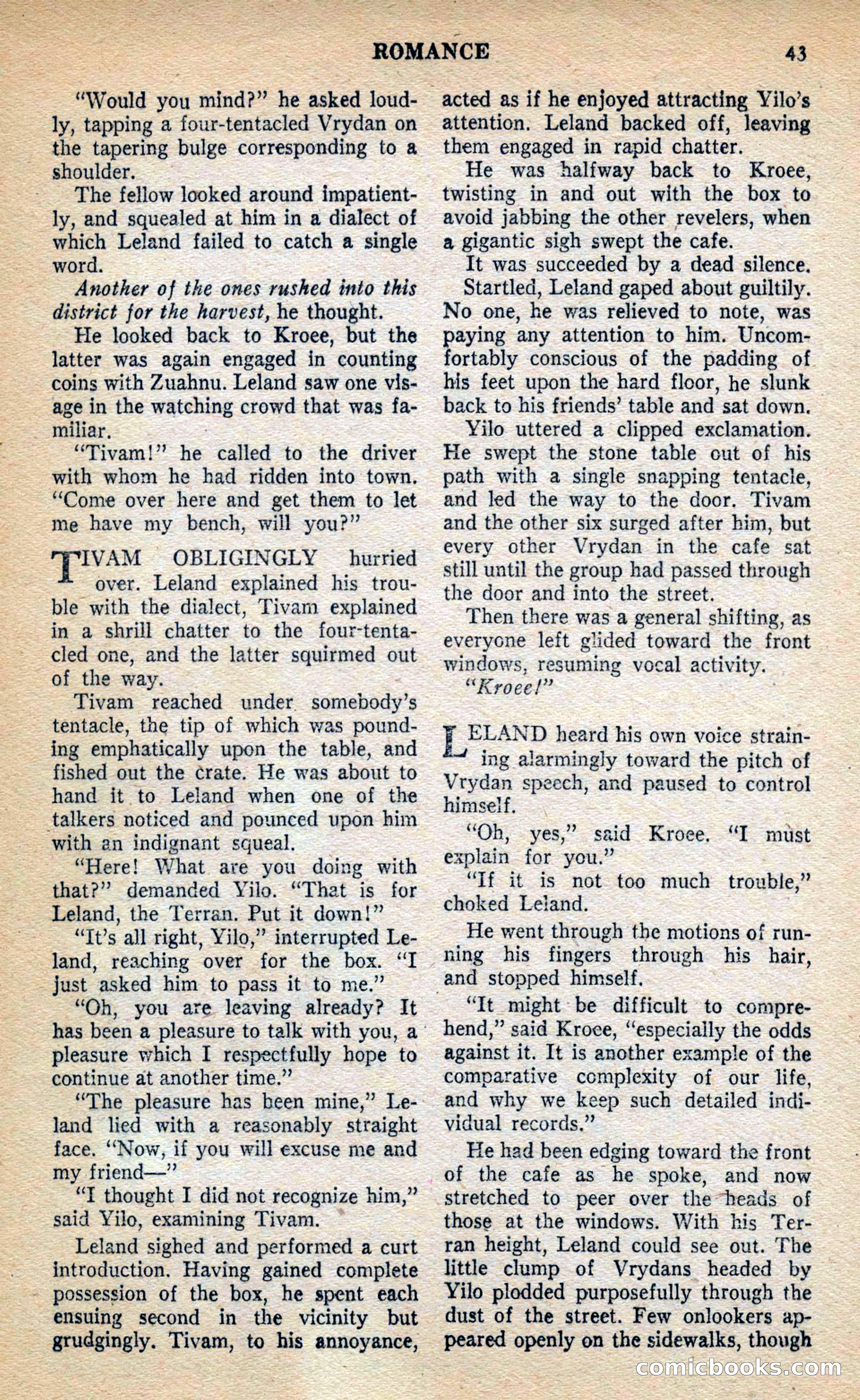 Future Science Fiction, March 1953 — page 43 of 100