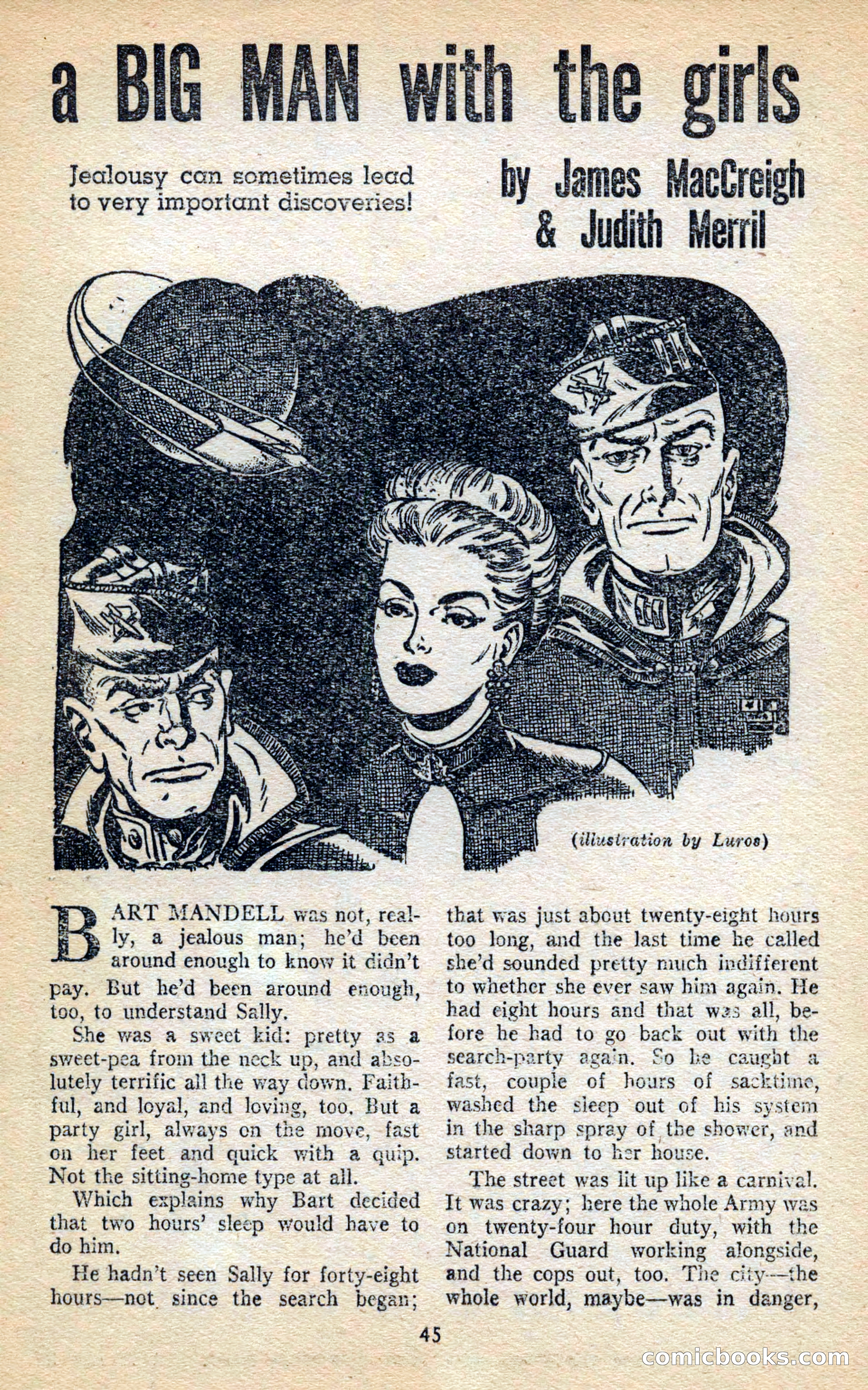 Future Science Fiction, March 1953 — page 45 of 100