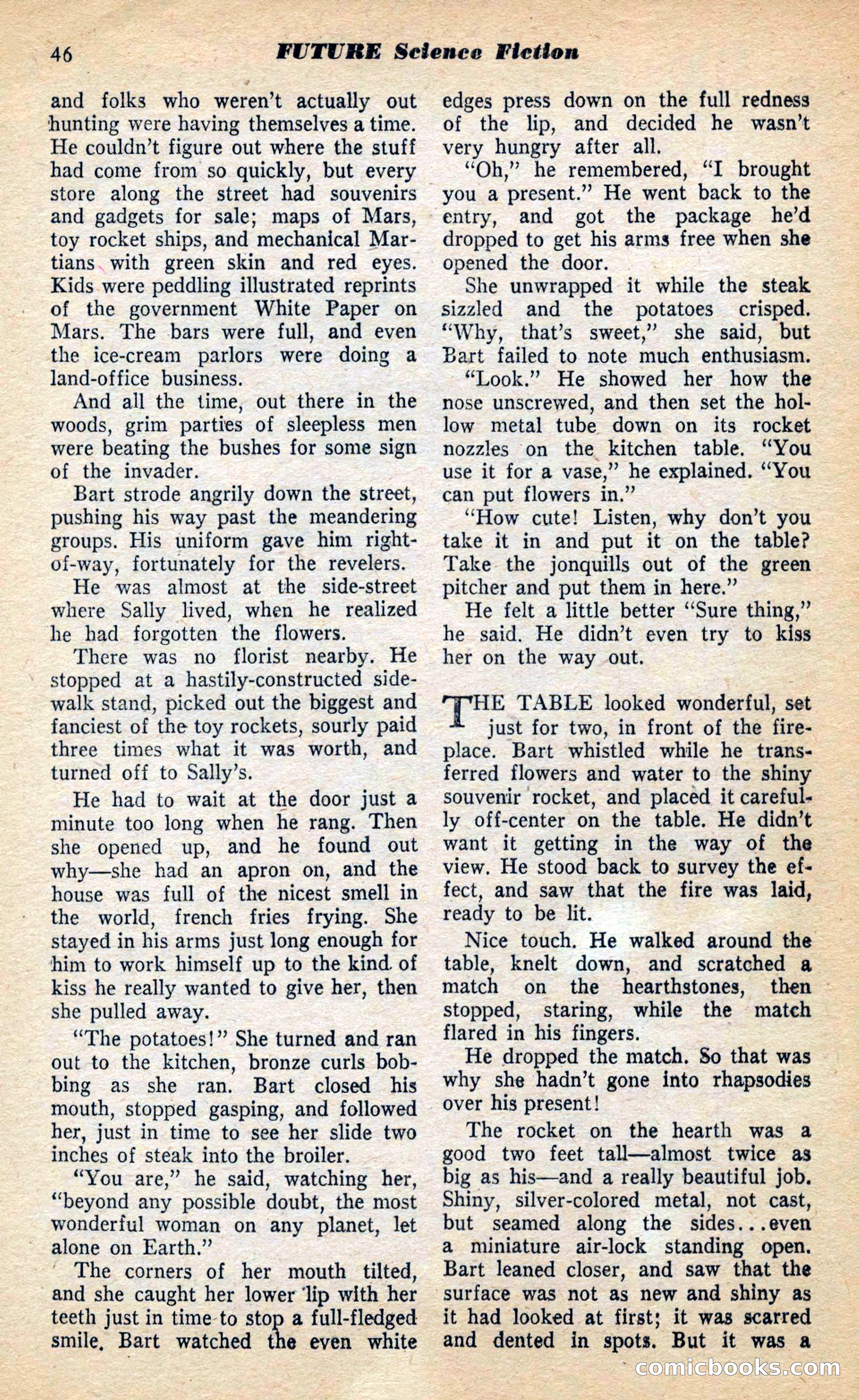 Future Science Fiction, March 1953 — page 46 of 100