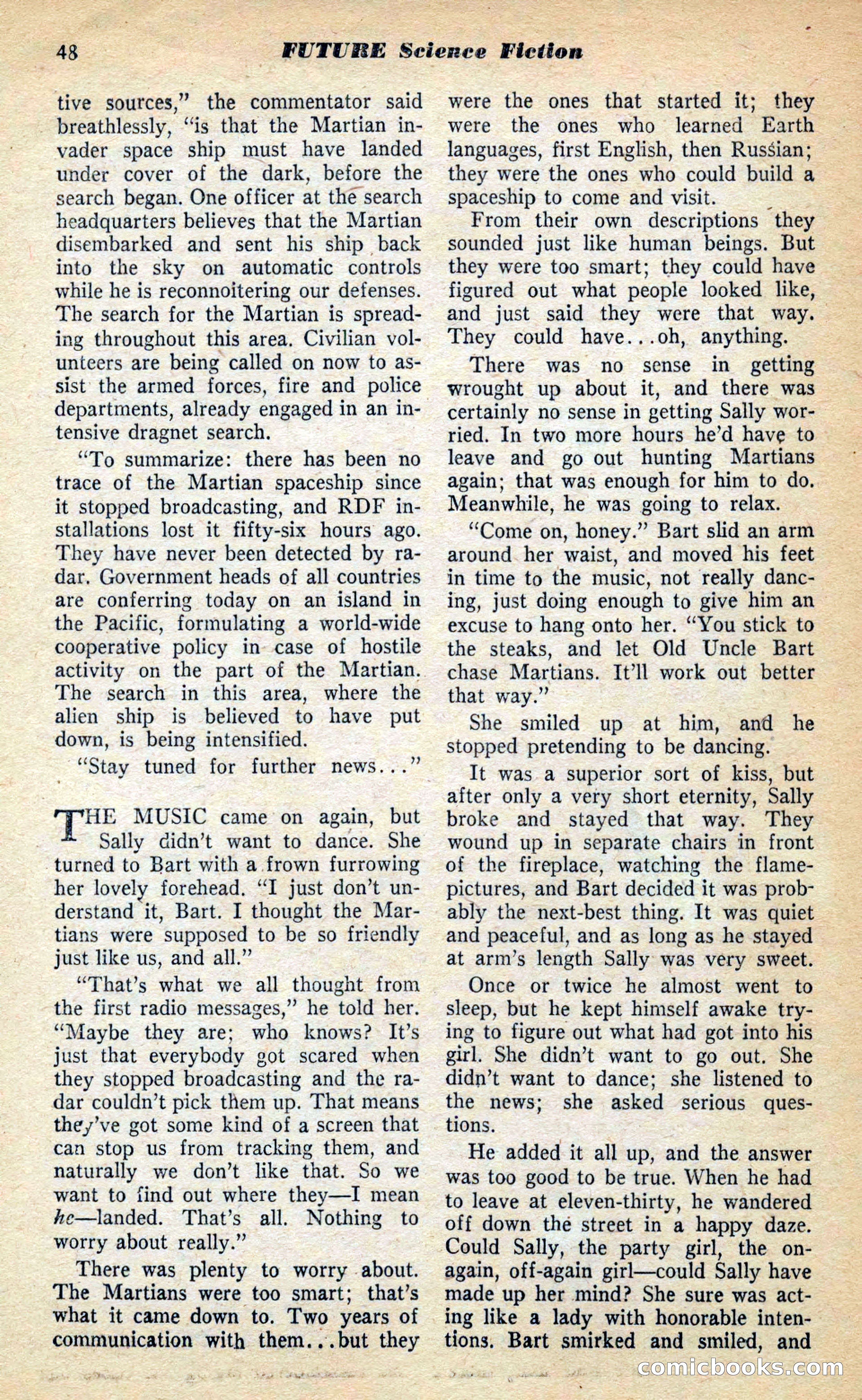 Future Science Fiction, March 1953 — page 48 of 100