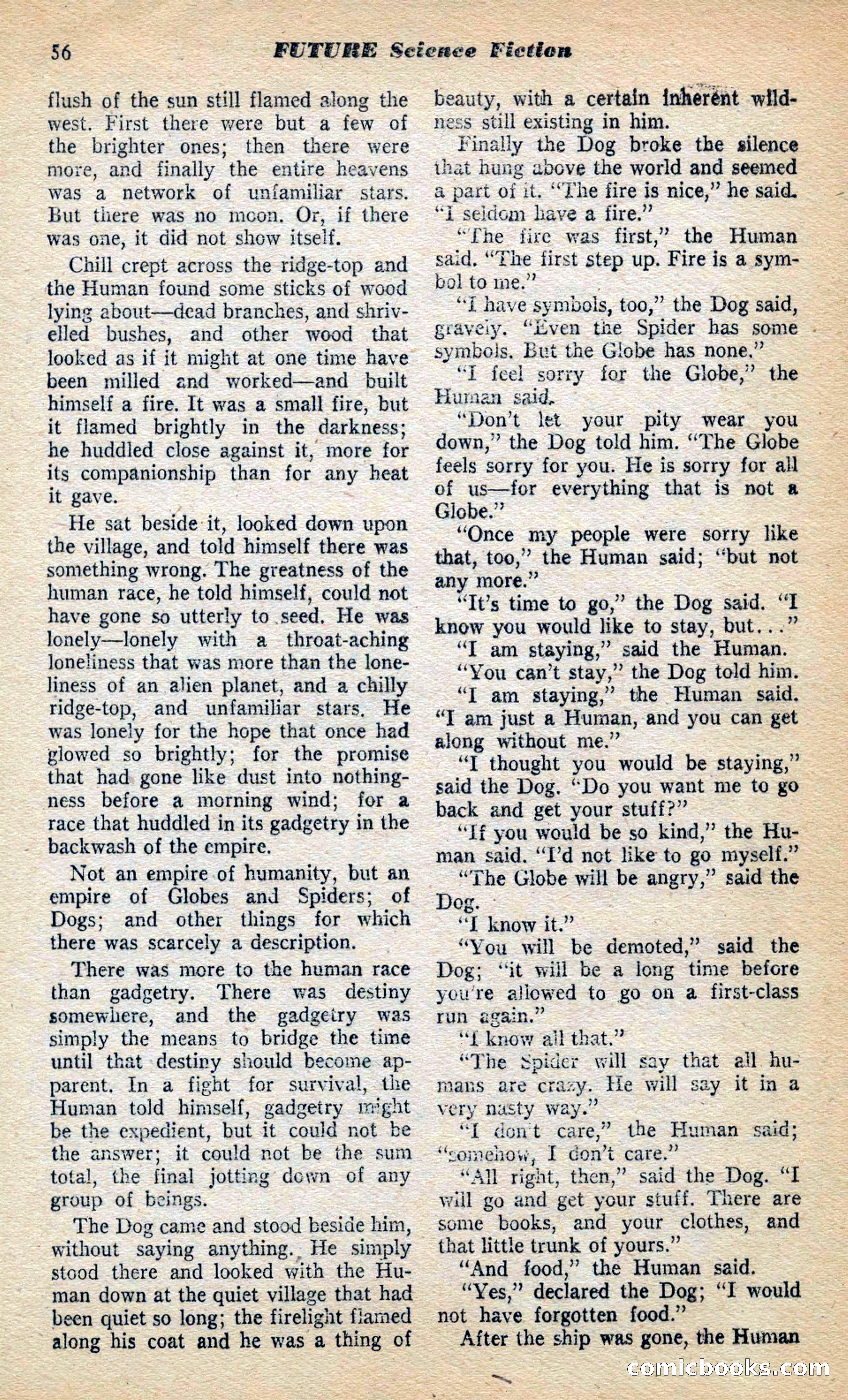 Future Science Fiction, March 1953 — page 56 of 100