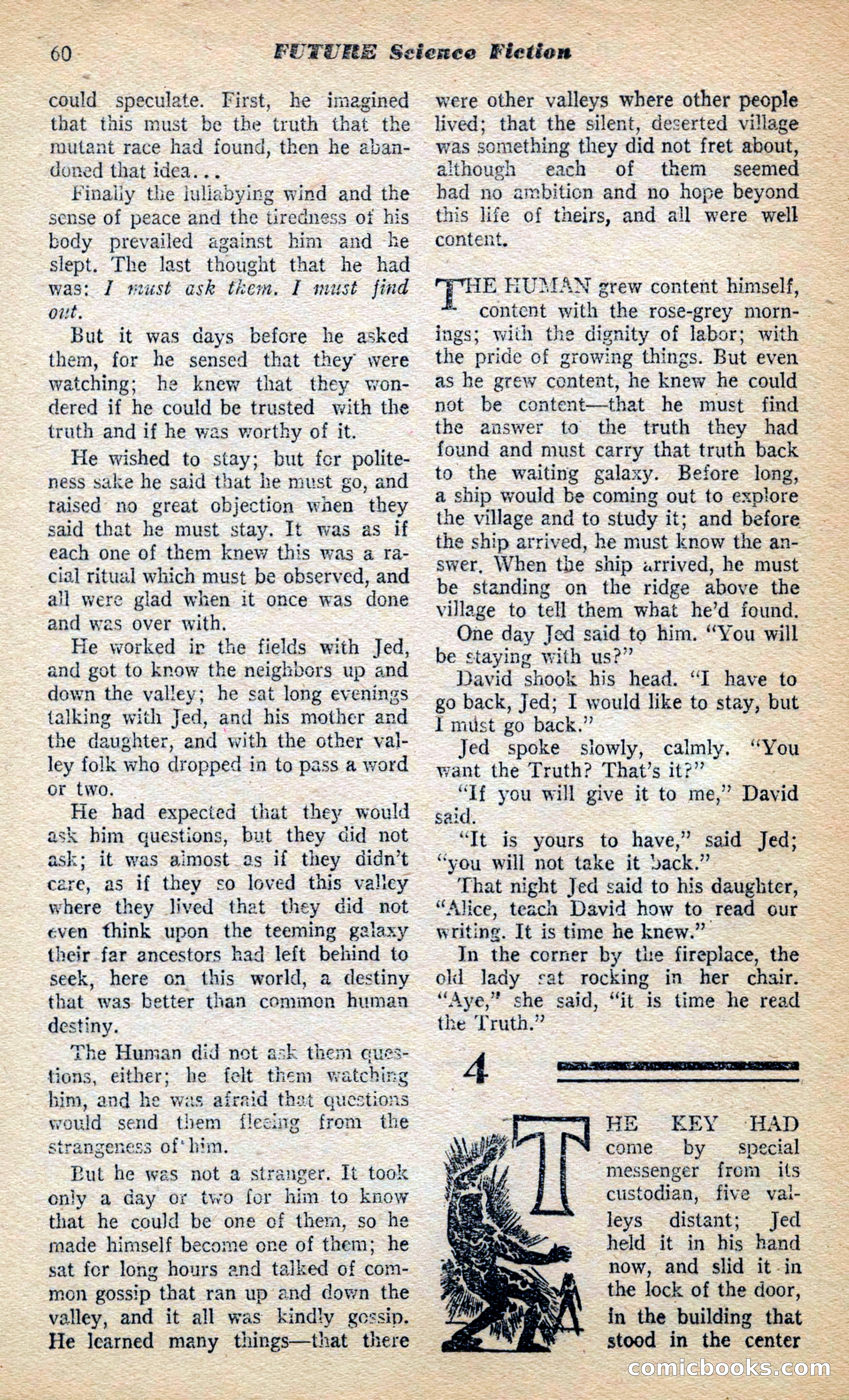 Future Science Fiction, March 1953 — page 60 of 100