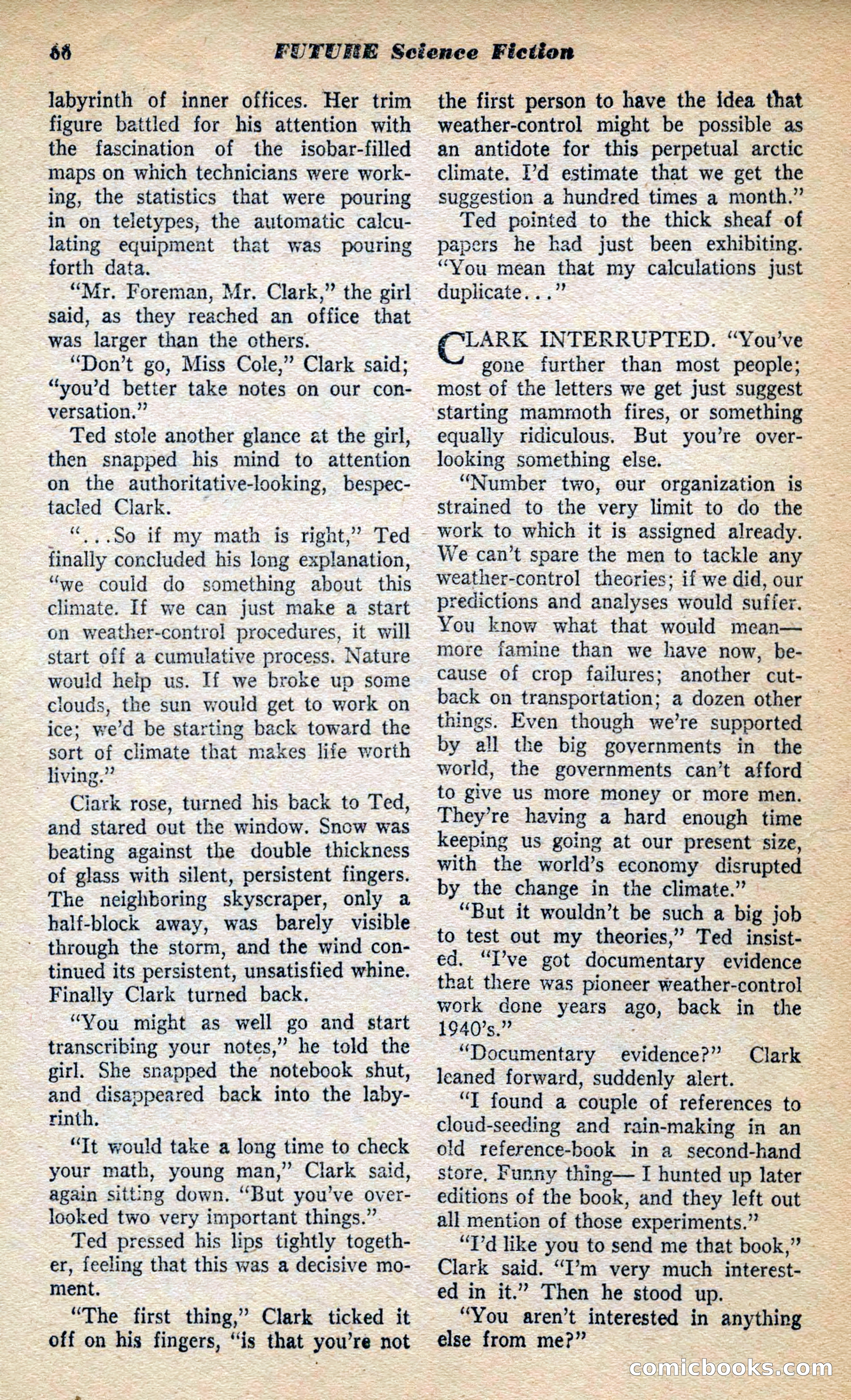 Future Science Fiction, March 1953 — page 66 of 100