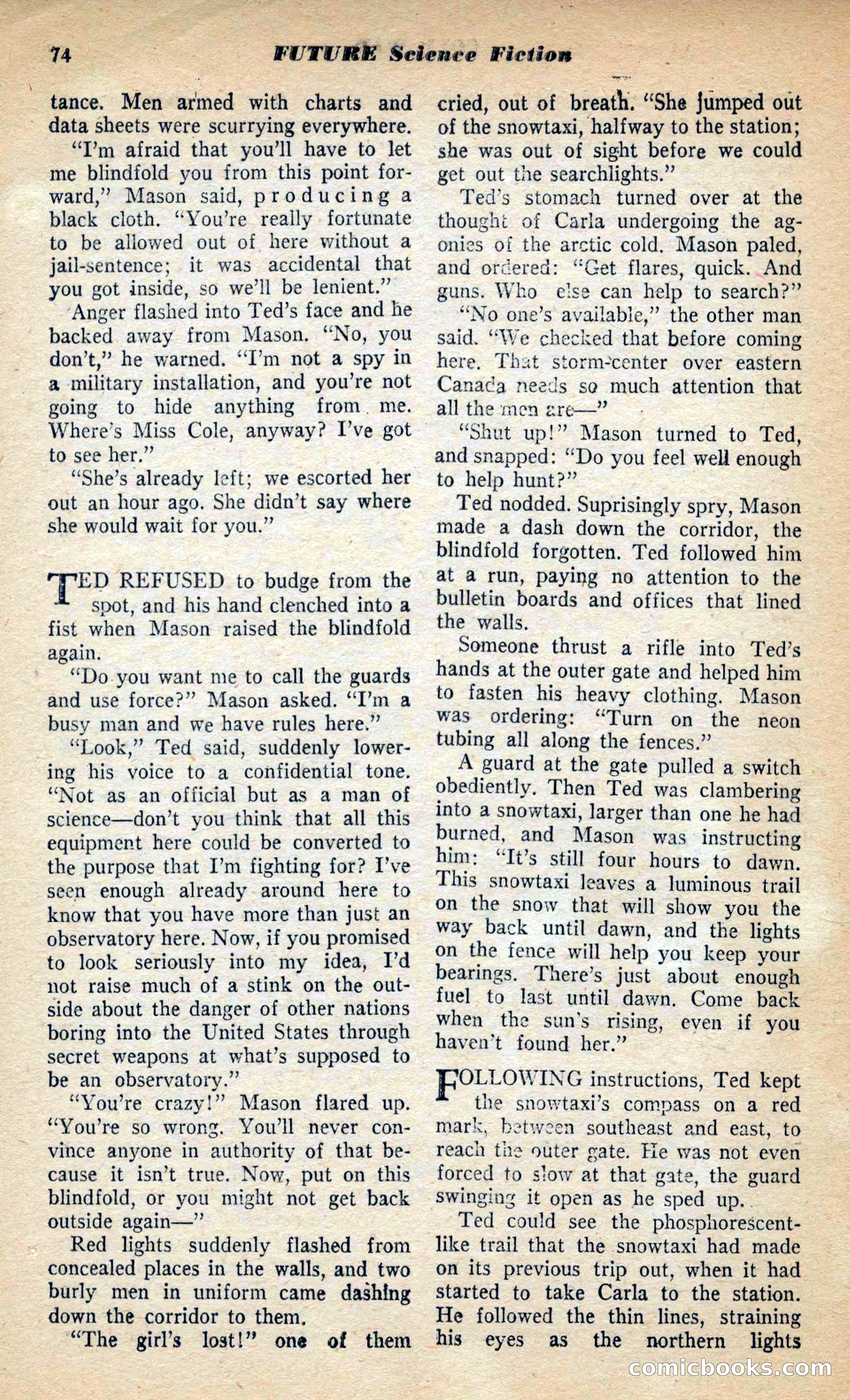 Future Science Fiction, March 1953 — page 74 of 100