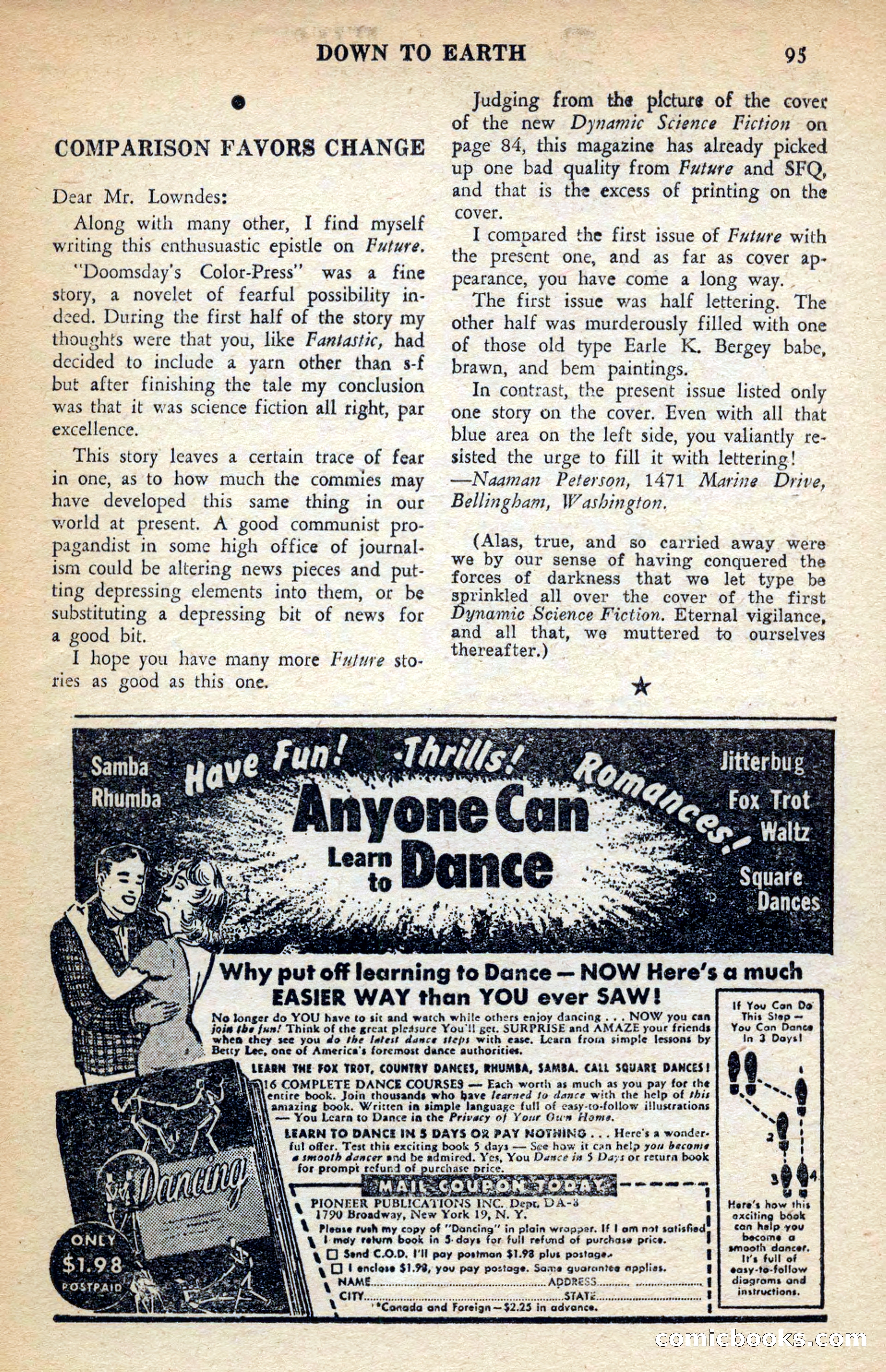 Future Science Fiction, March 1953 — page 95 of 100