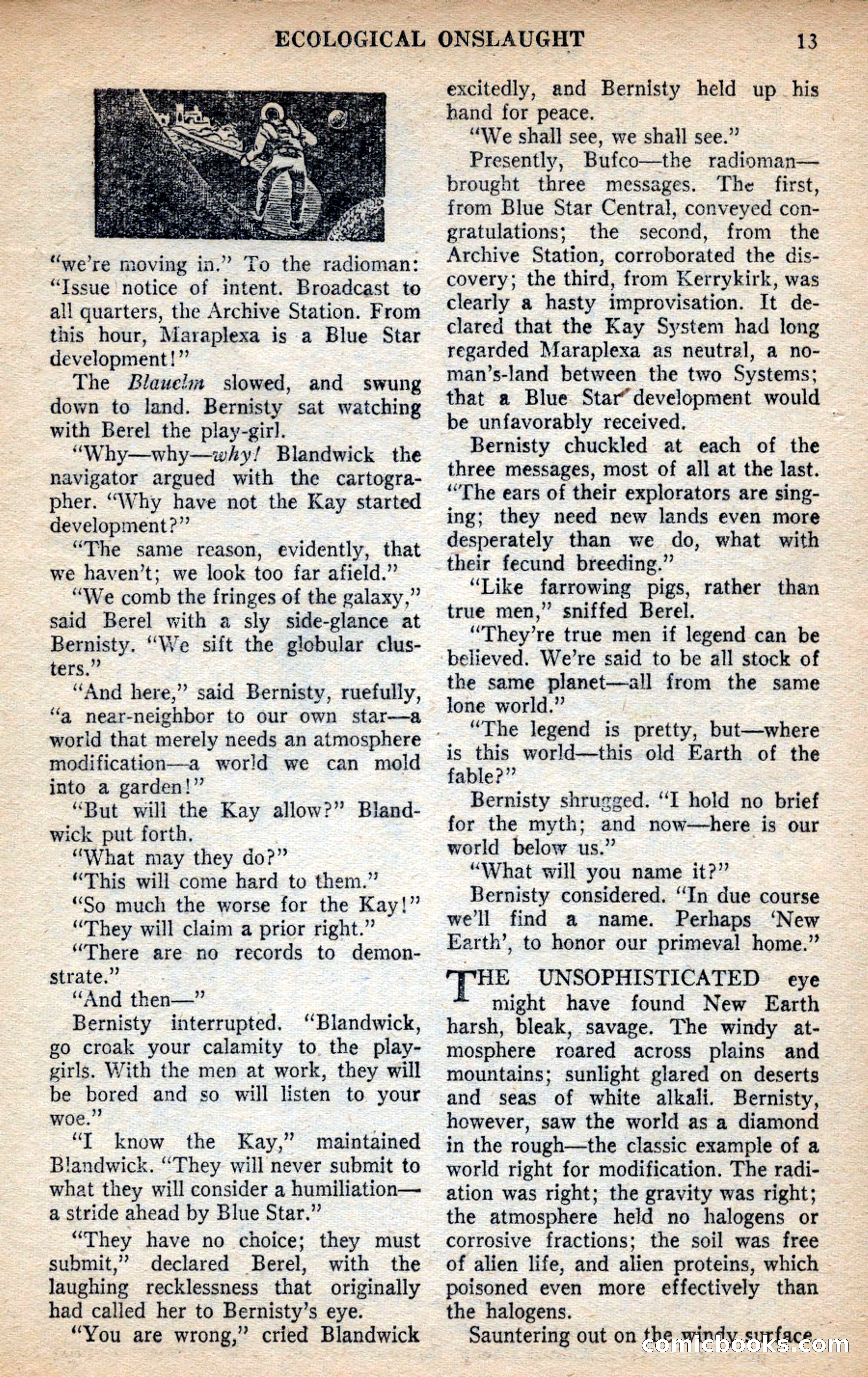 Future Science Fiction, May 1953 — page 13 of 100