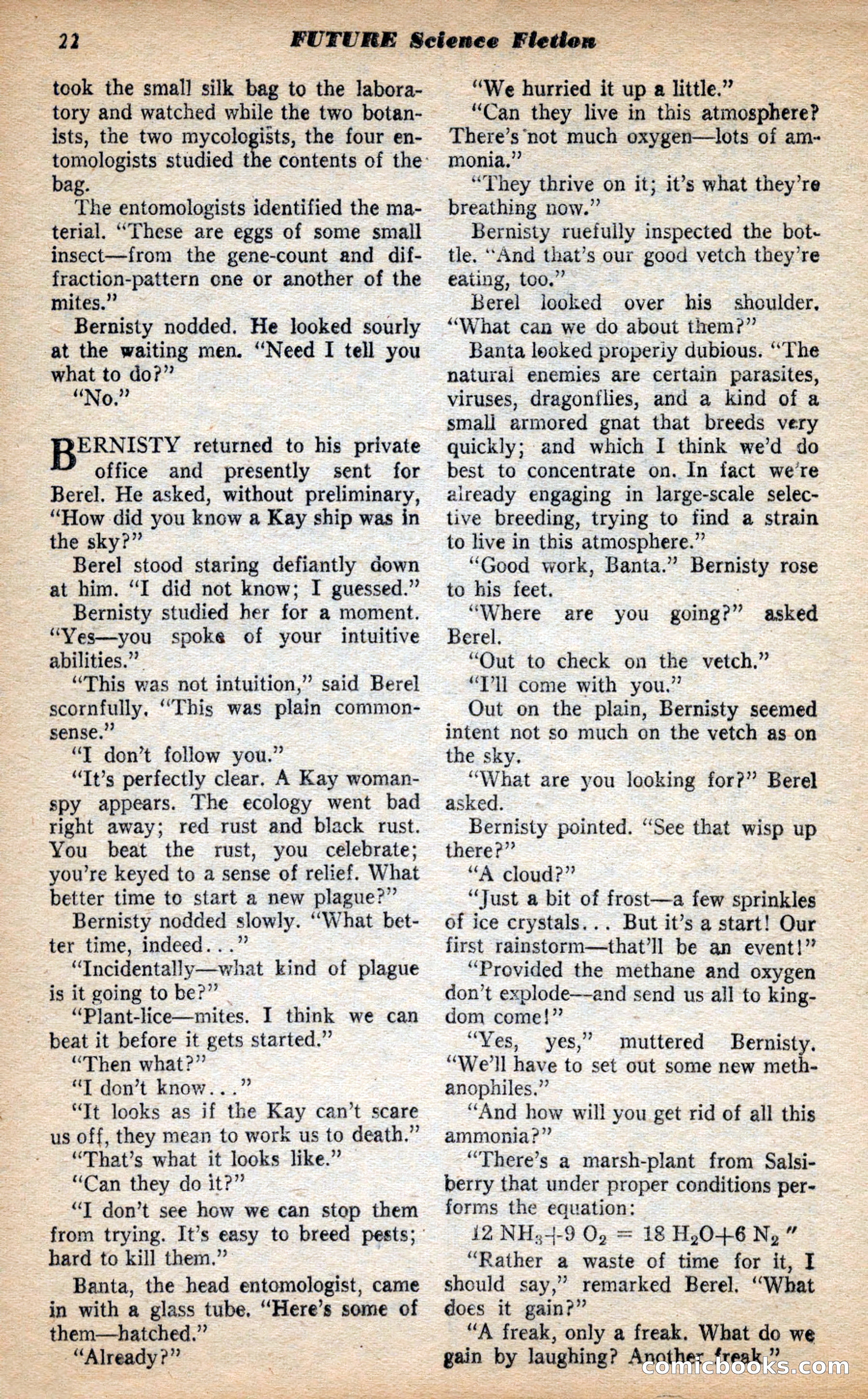 Future Science Fiction, May 1953 — page 22 of 100