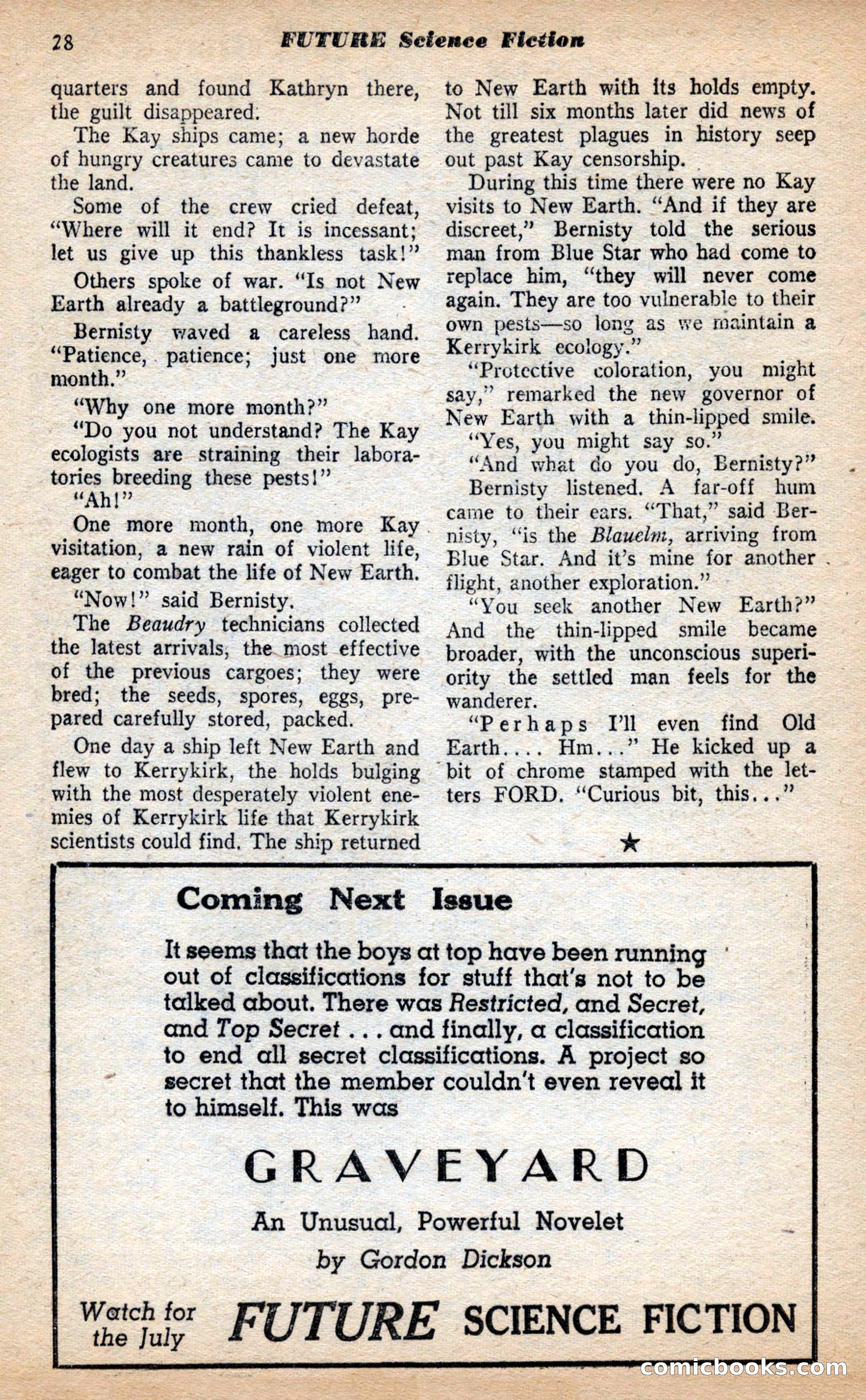 Future Science Fiction, May 1953 — page 28 of 100