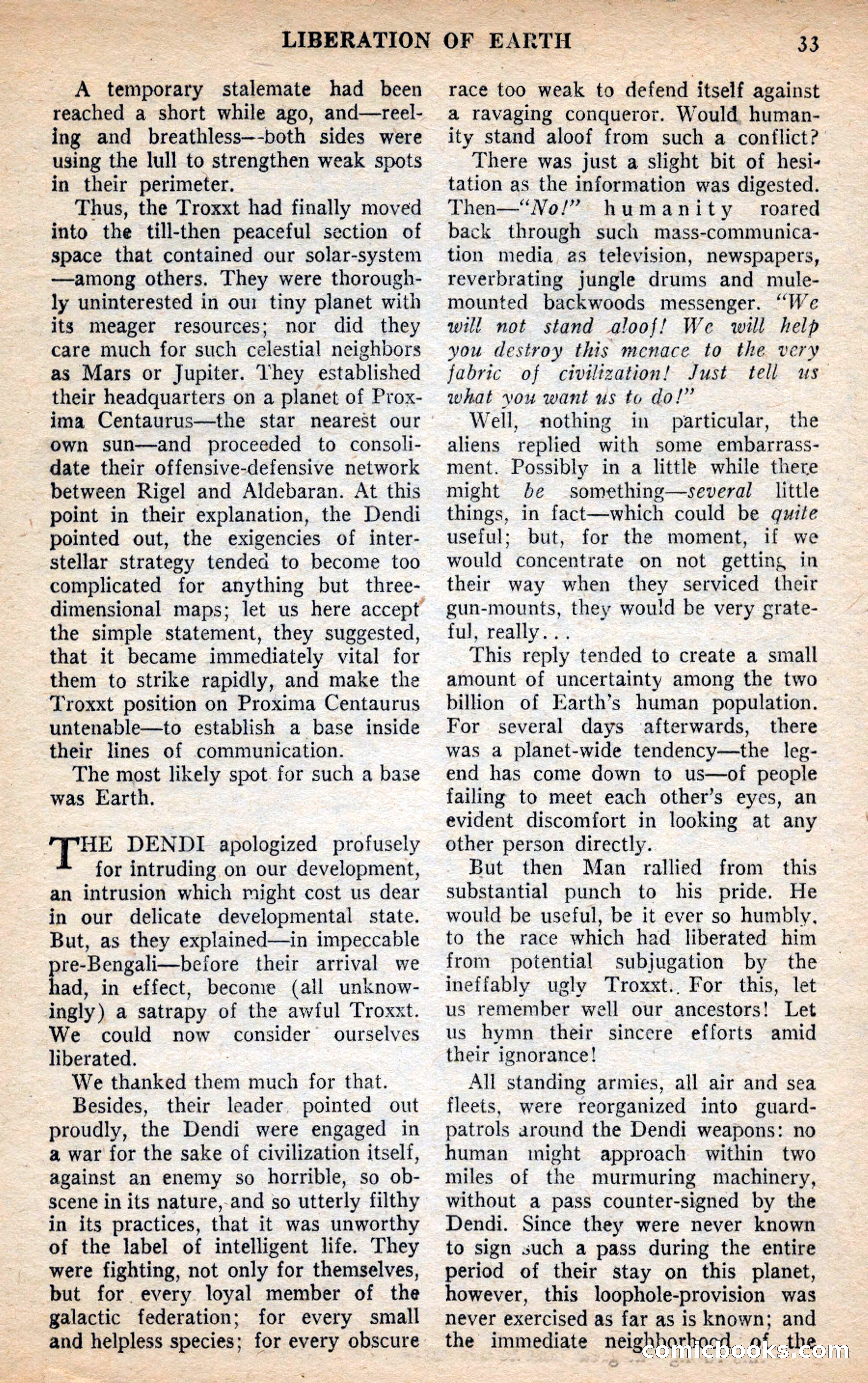 Future Science Fiction, May 1953 — page 33 of 100