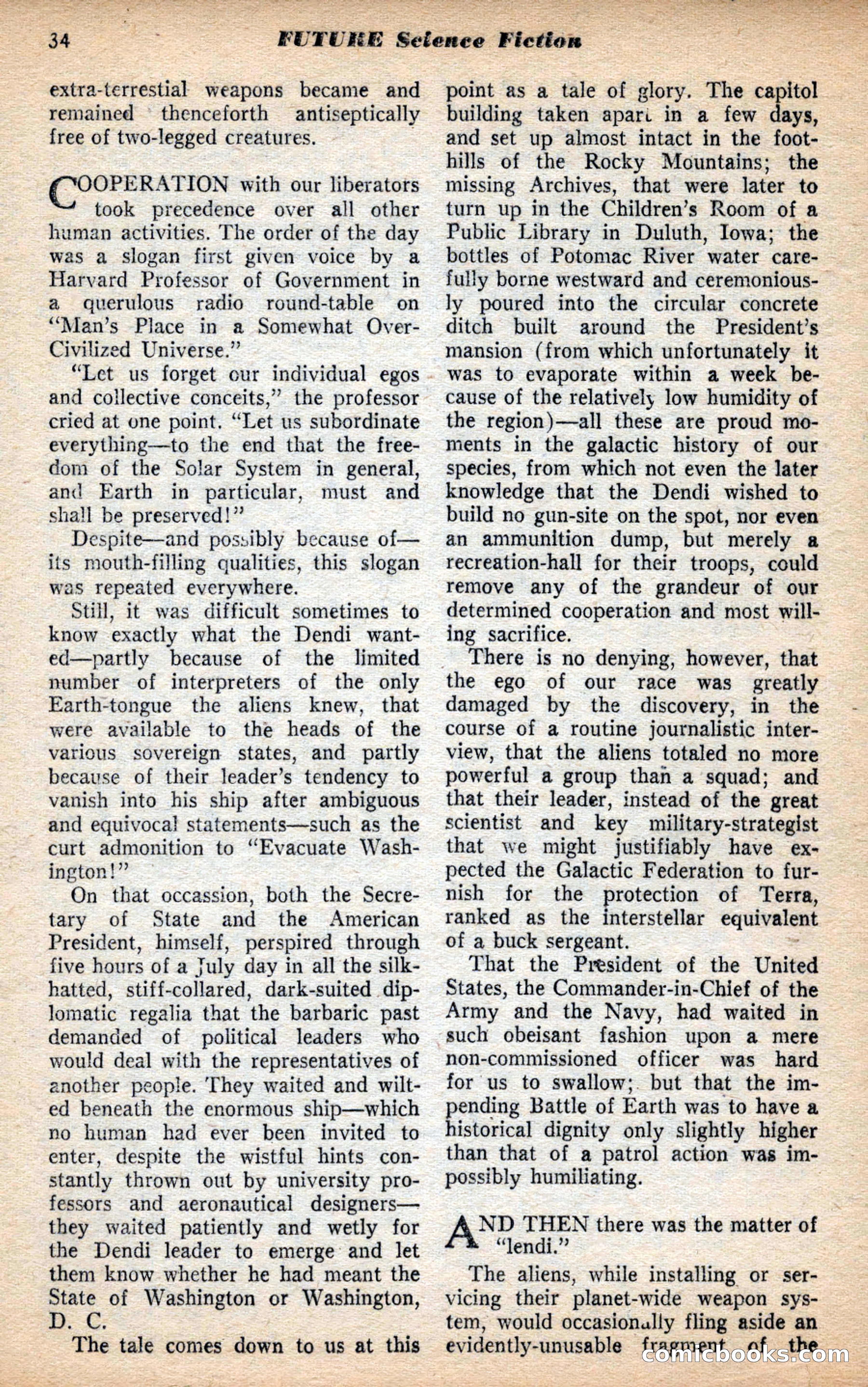 Future Science Fiction, May 1953 — page 34 of 100