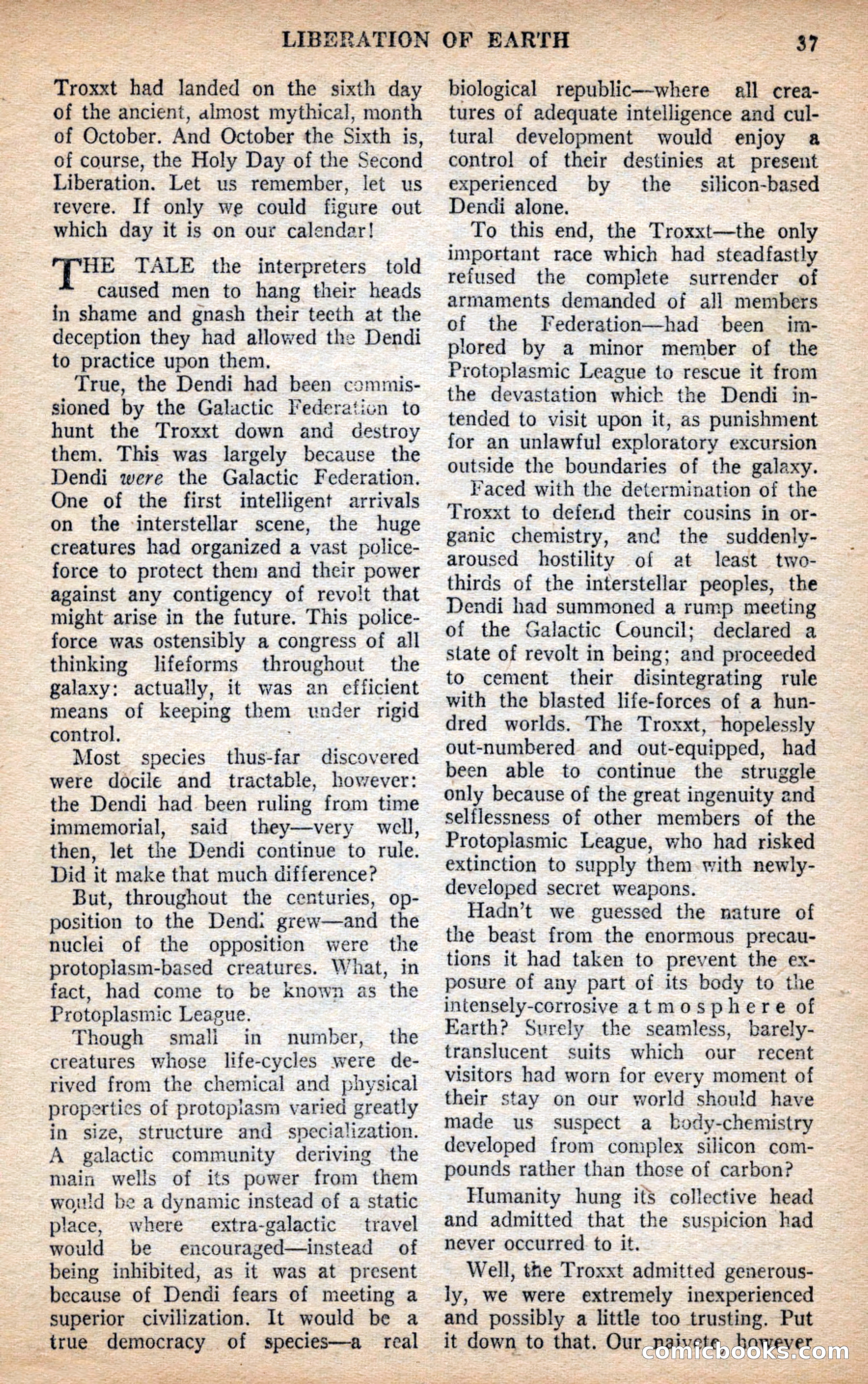 Future Science Fiction, May 1953 — page 37 of 100