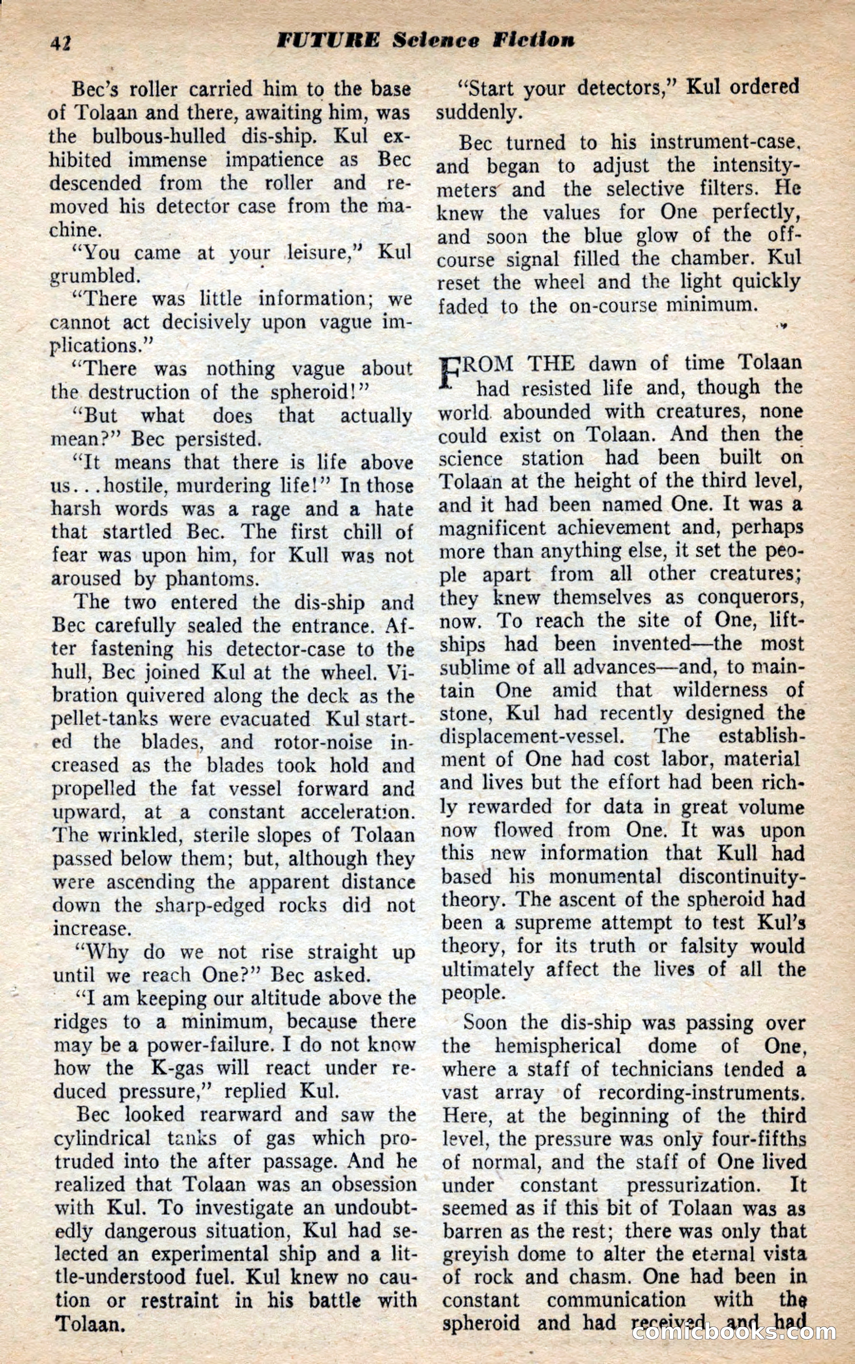 Future Science Fiction, May 1953 — page 42 of 100