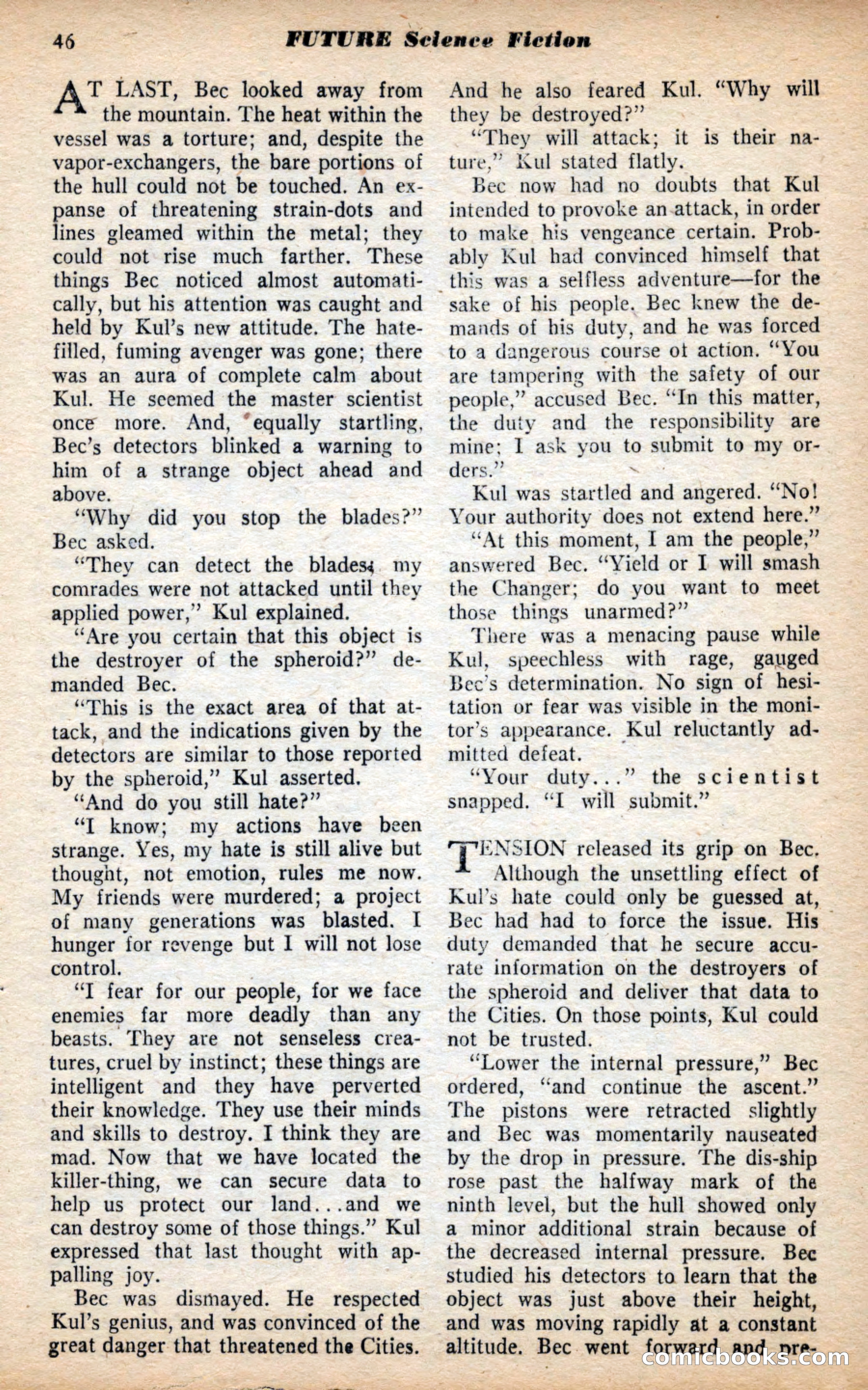 Future Science Fiction, May 1953 — page 46 of 100