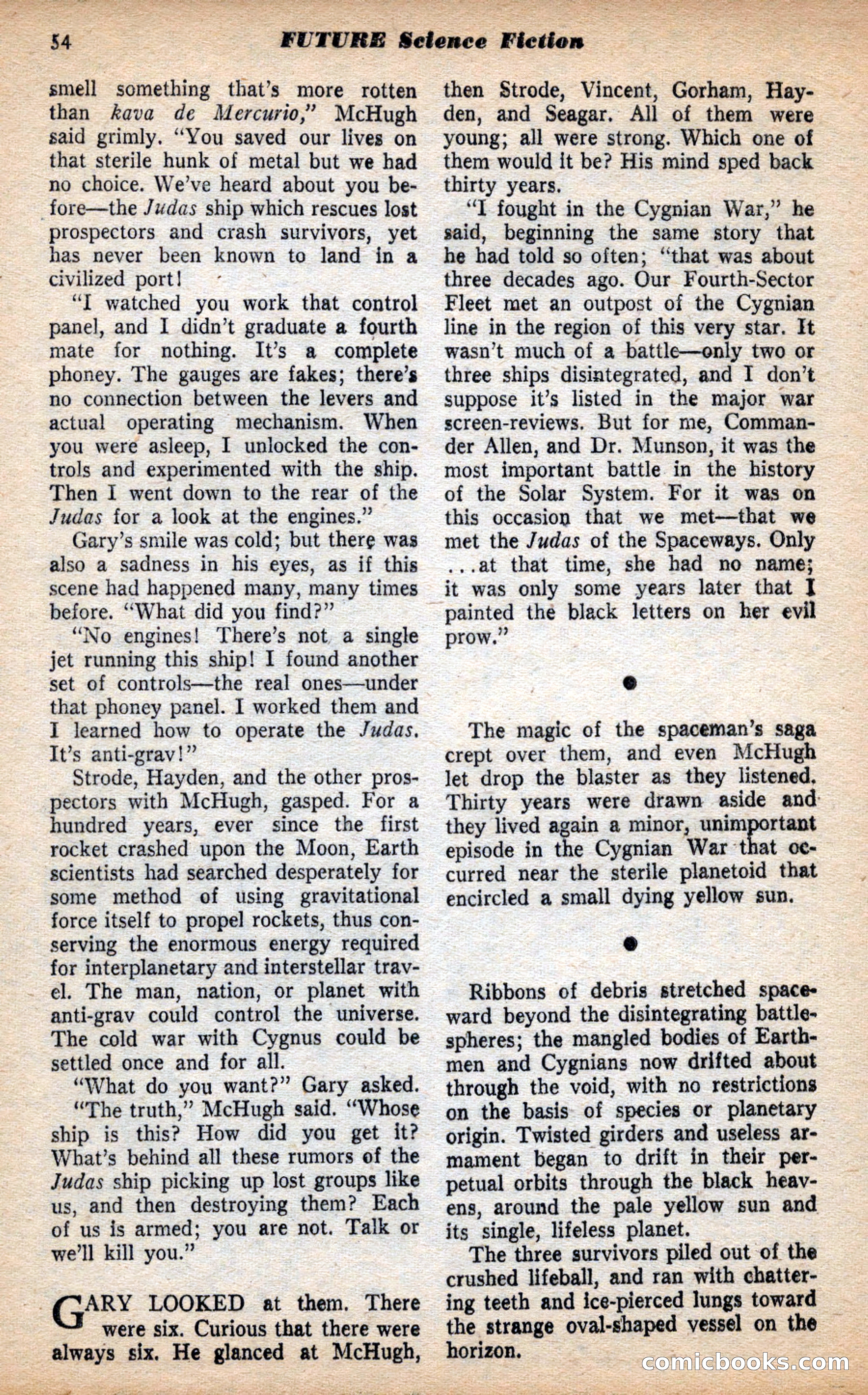 Future Science Fiction, May 1953 — page 54 of 100