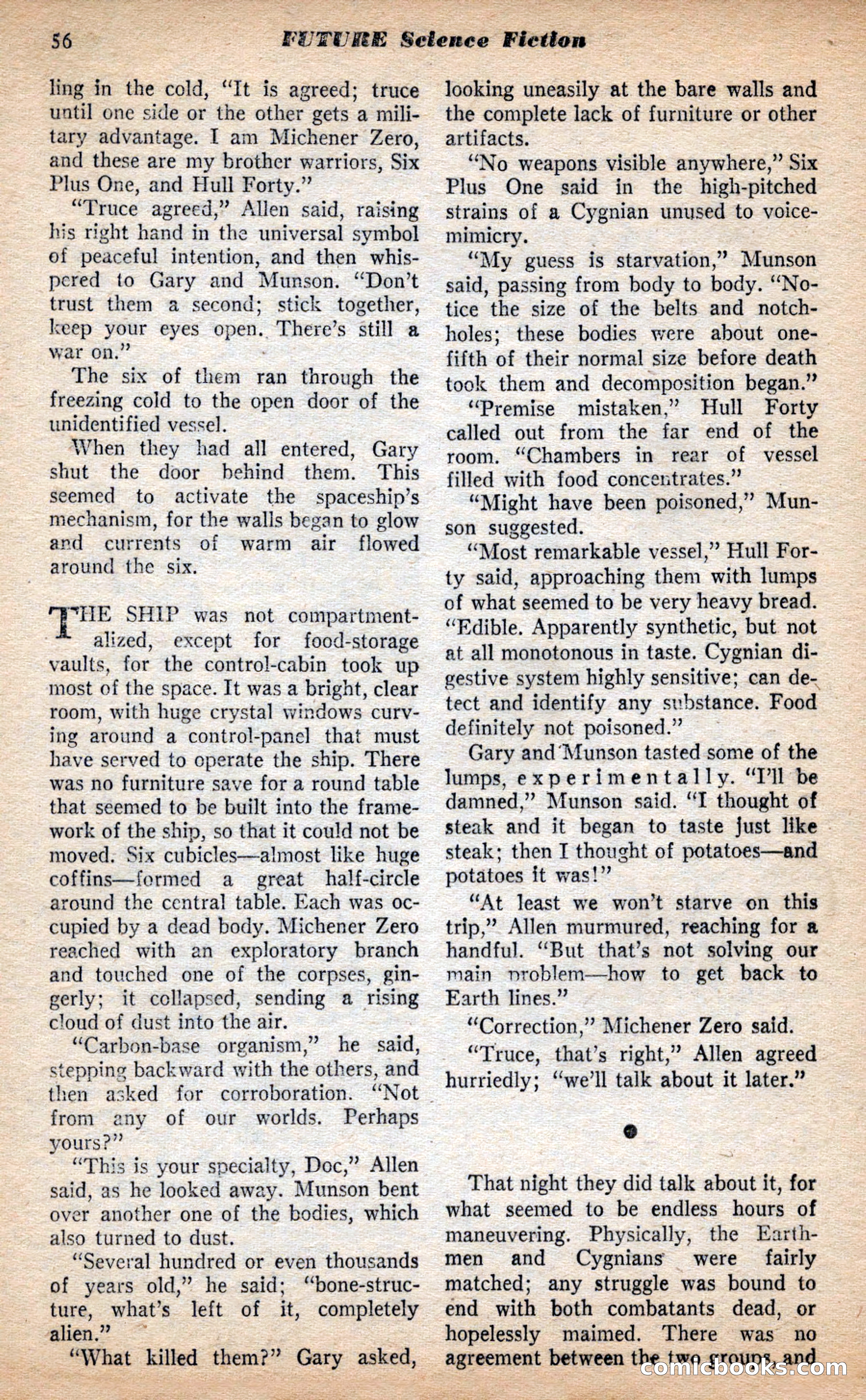 Future Science Fiction, May 1953 — page 56 of 100