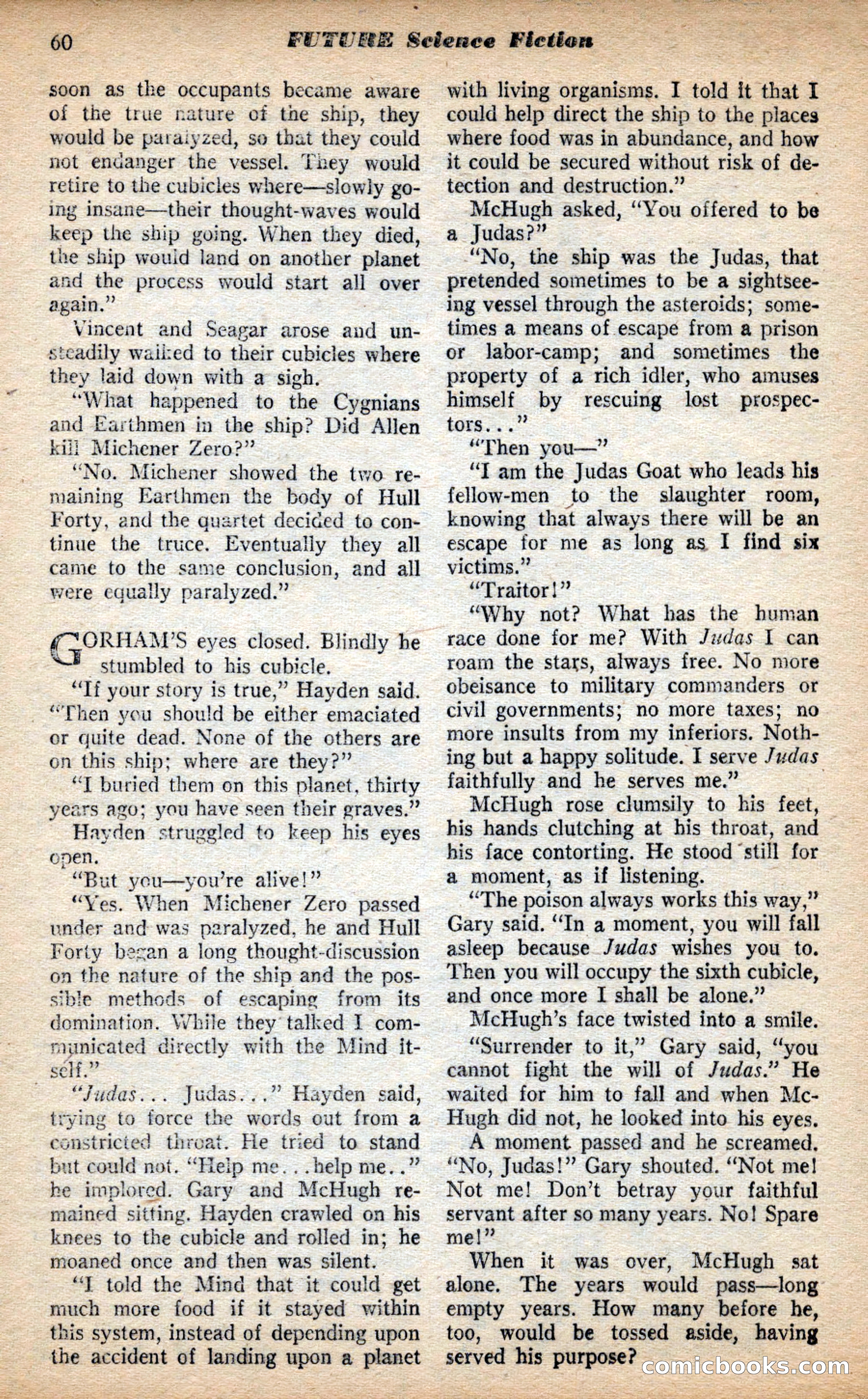 Future Science Fiction, May 1953 — page 60 of 100