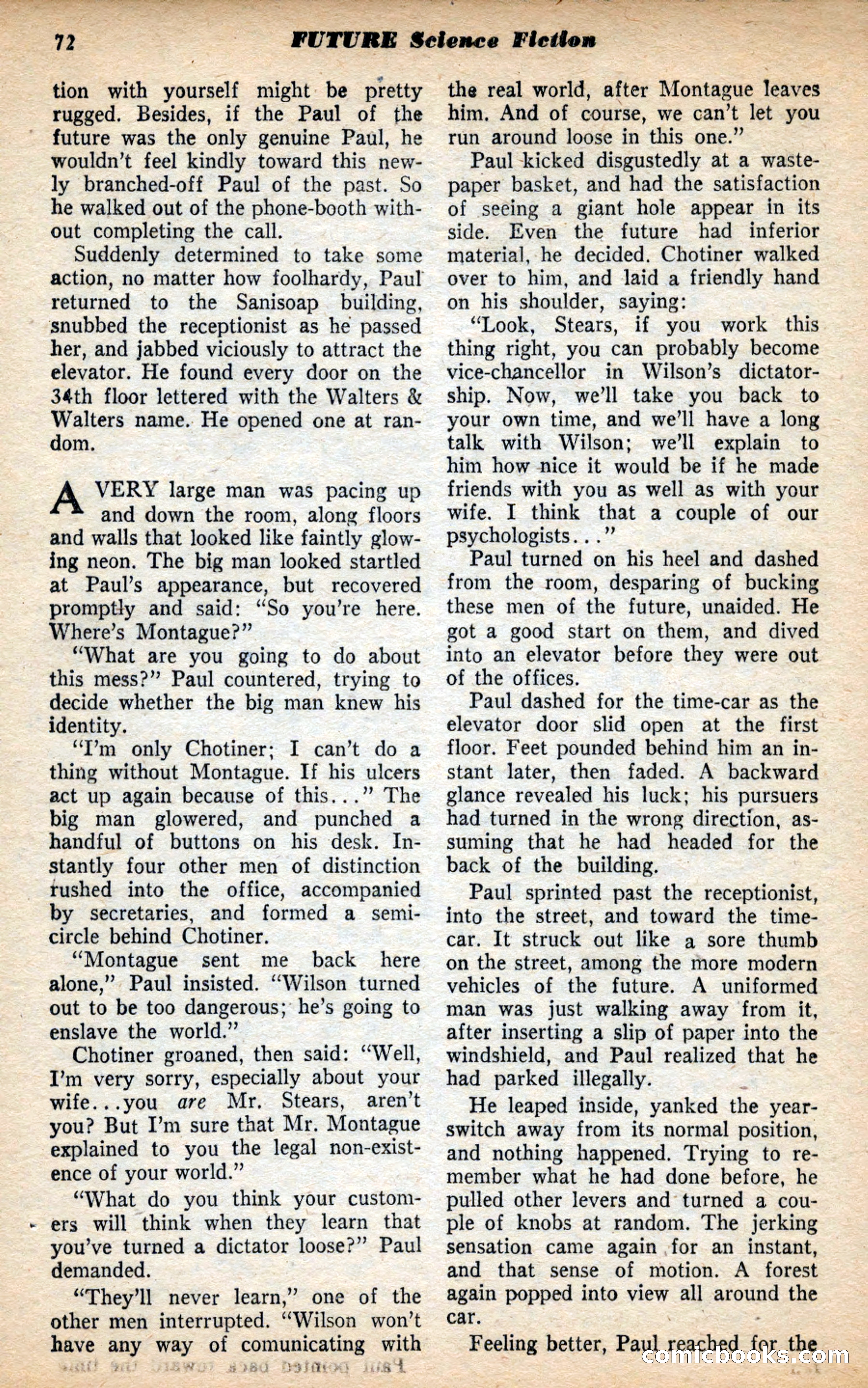 Future Science Fiction, May 1953 — page 72 of 100