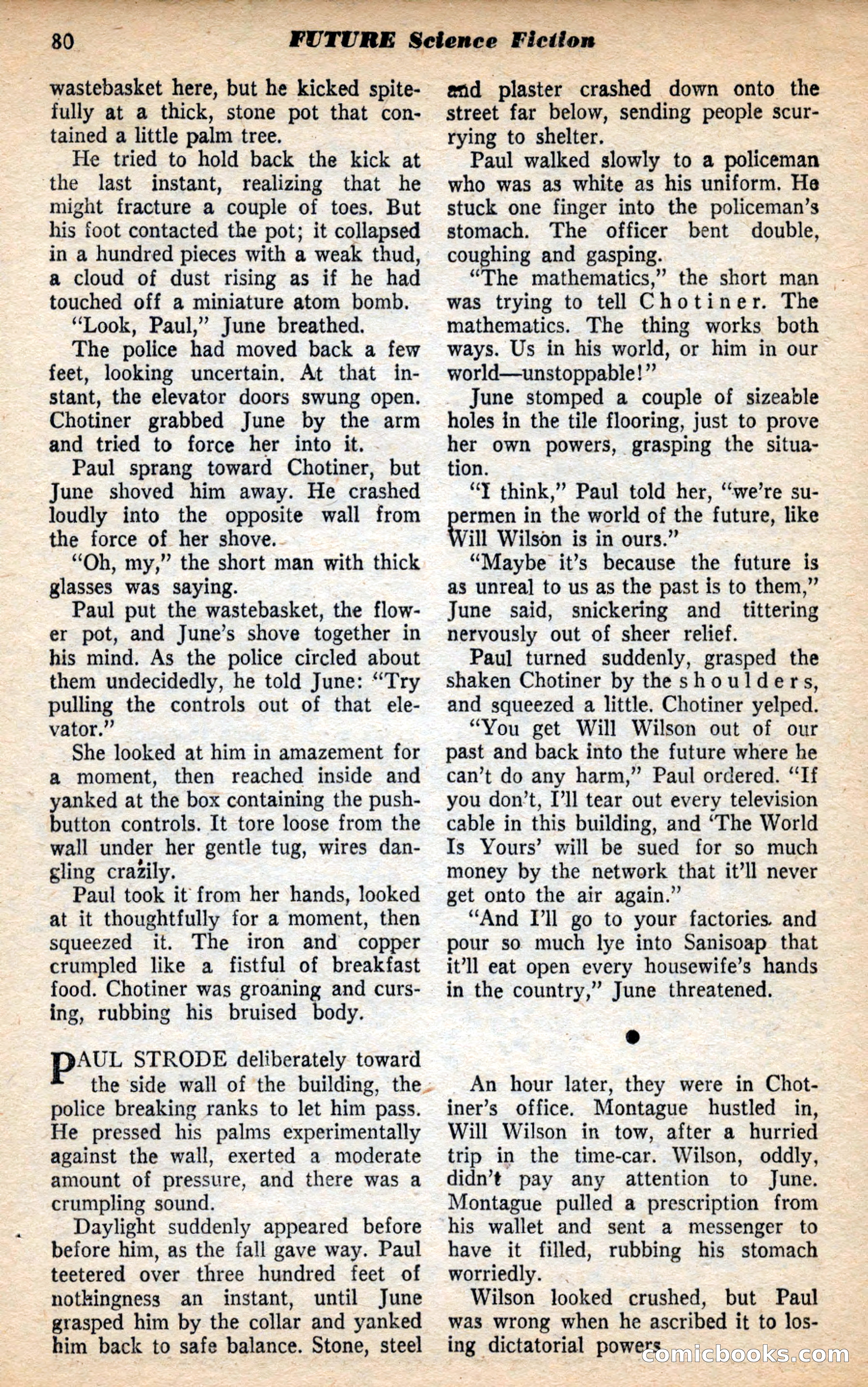 Future Science Fiction, May 1953 — page 80 of 100