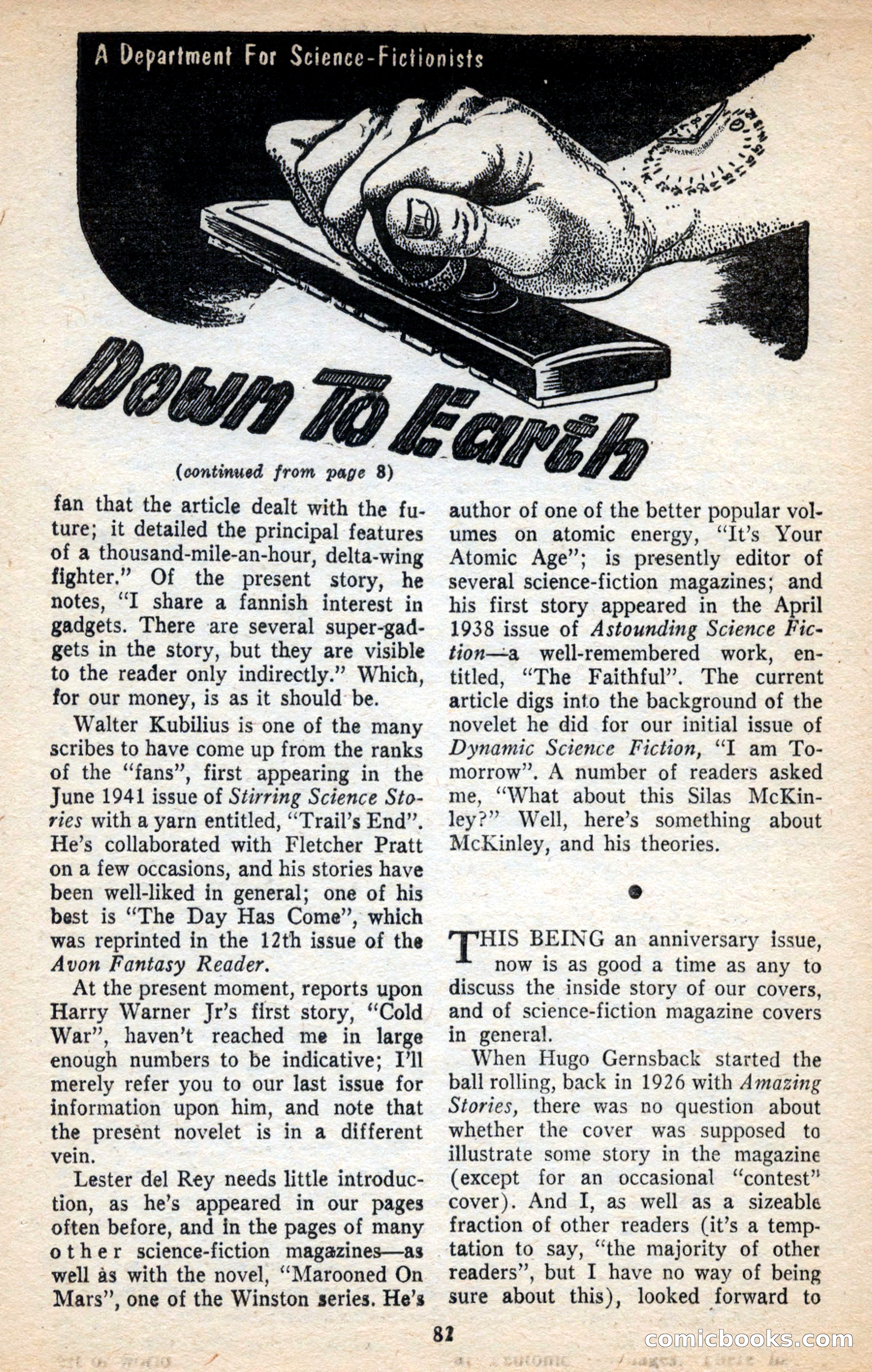 Future Science Fiction, May 1953 — page 82 of 100