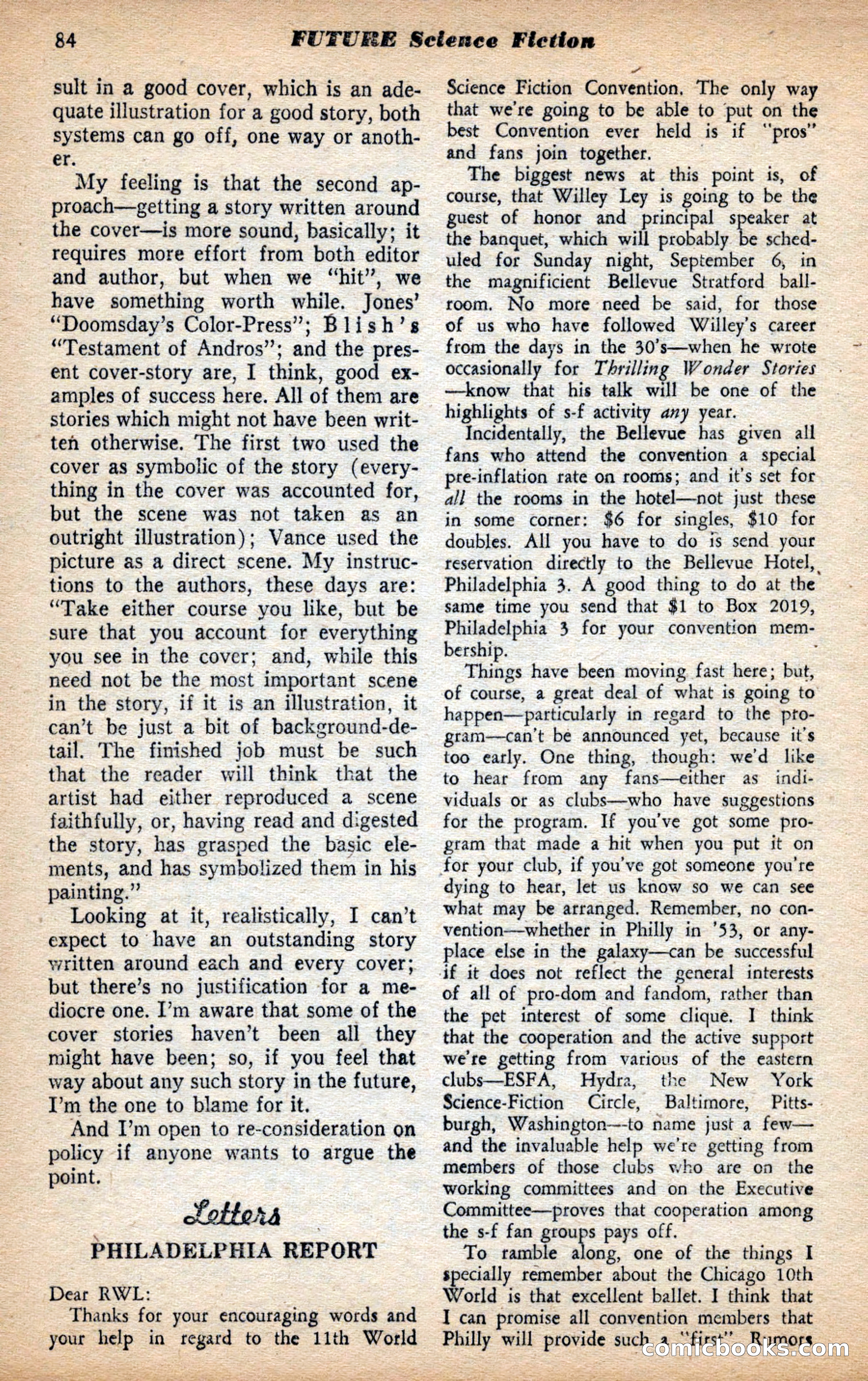 Future Science Fiction, May 1953 — page 84 of 100