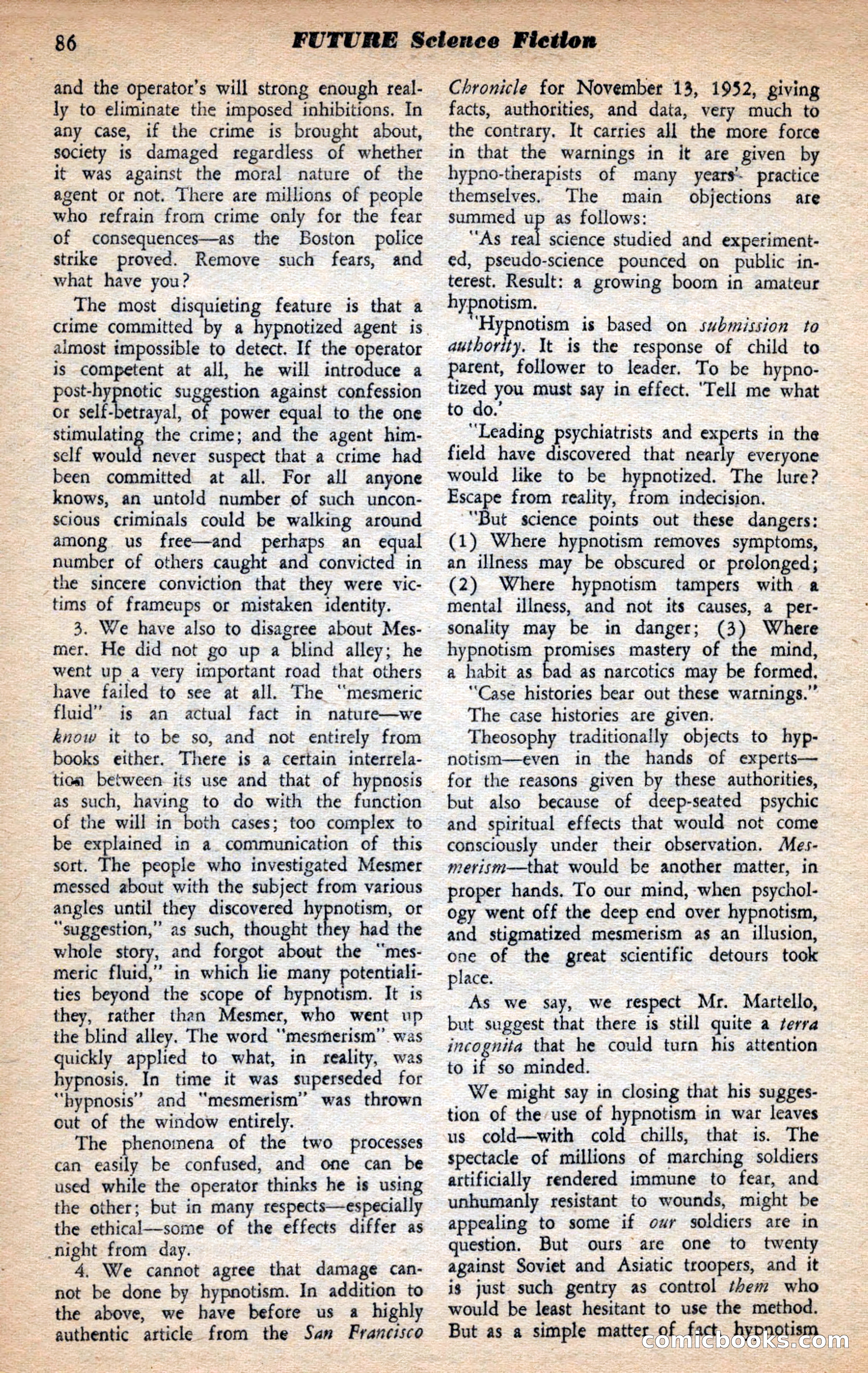 Future Science Fiction, May 1953 — page 86 of 100