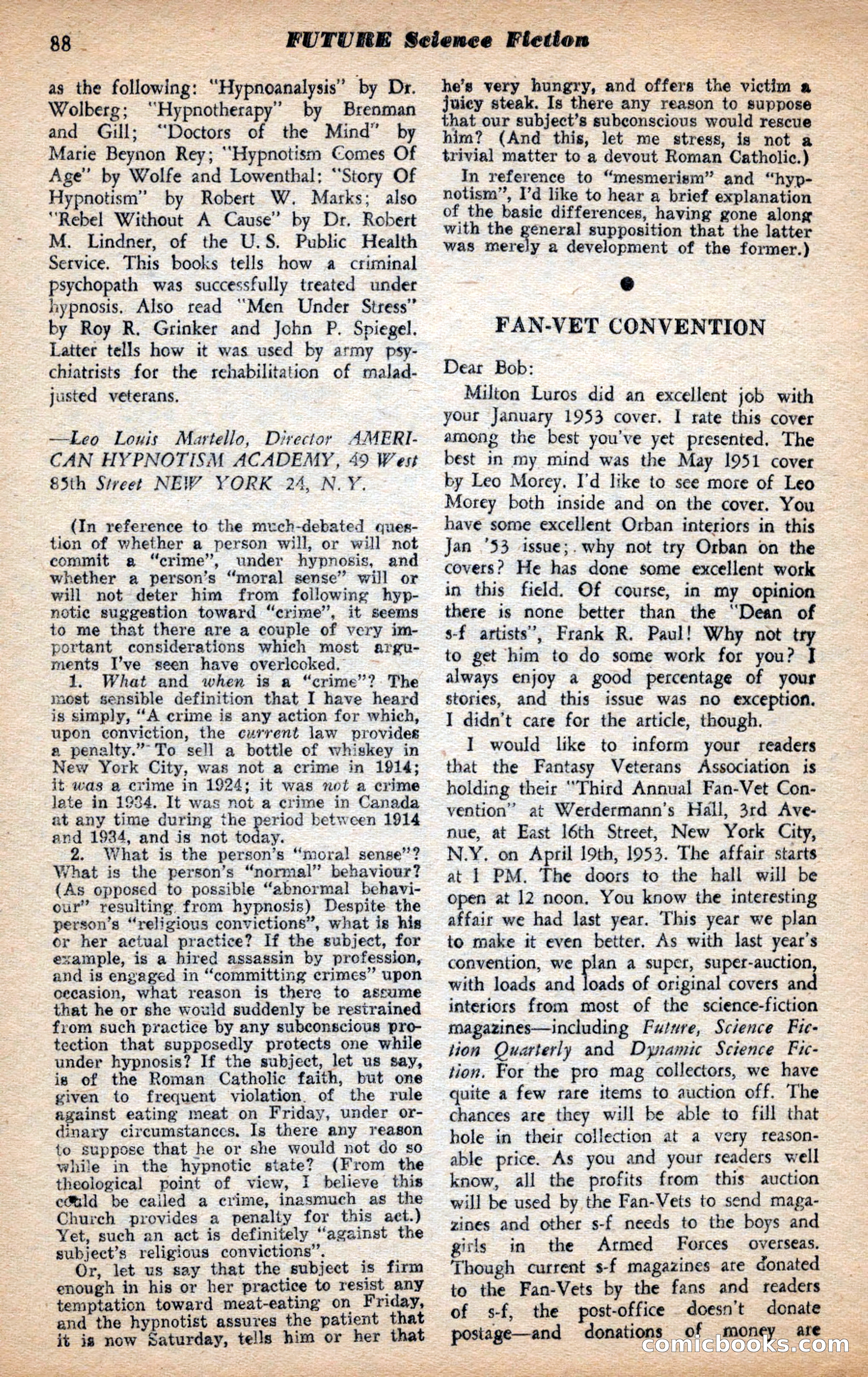 Future Science Fiction, May 1953 — page 88 of 100