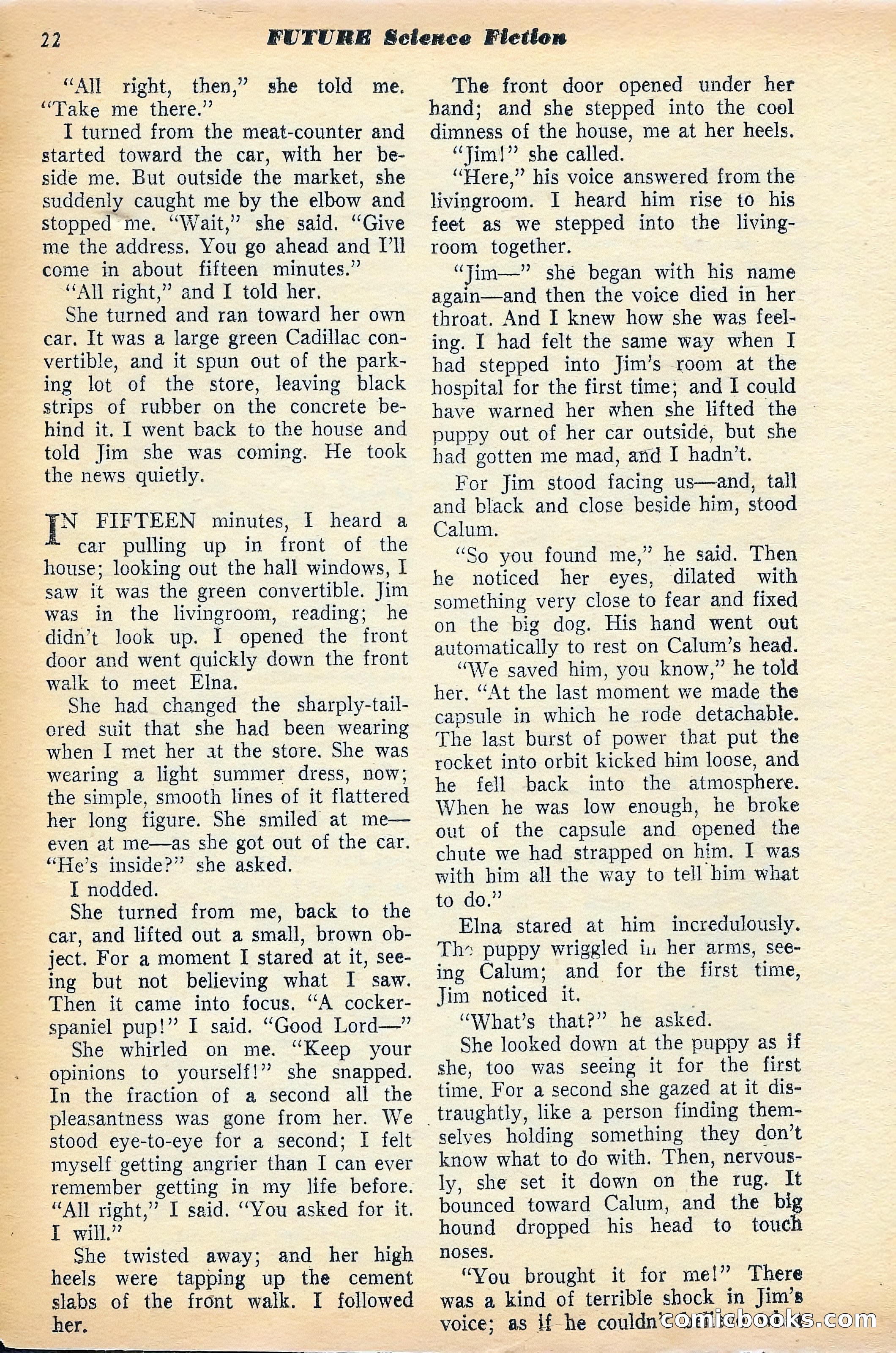 Future Science Fiction, July 1953 — page 23 of 101