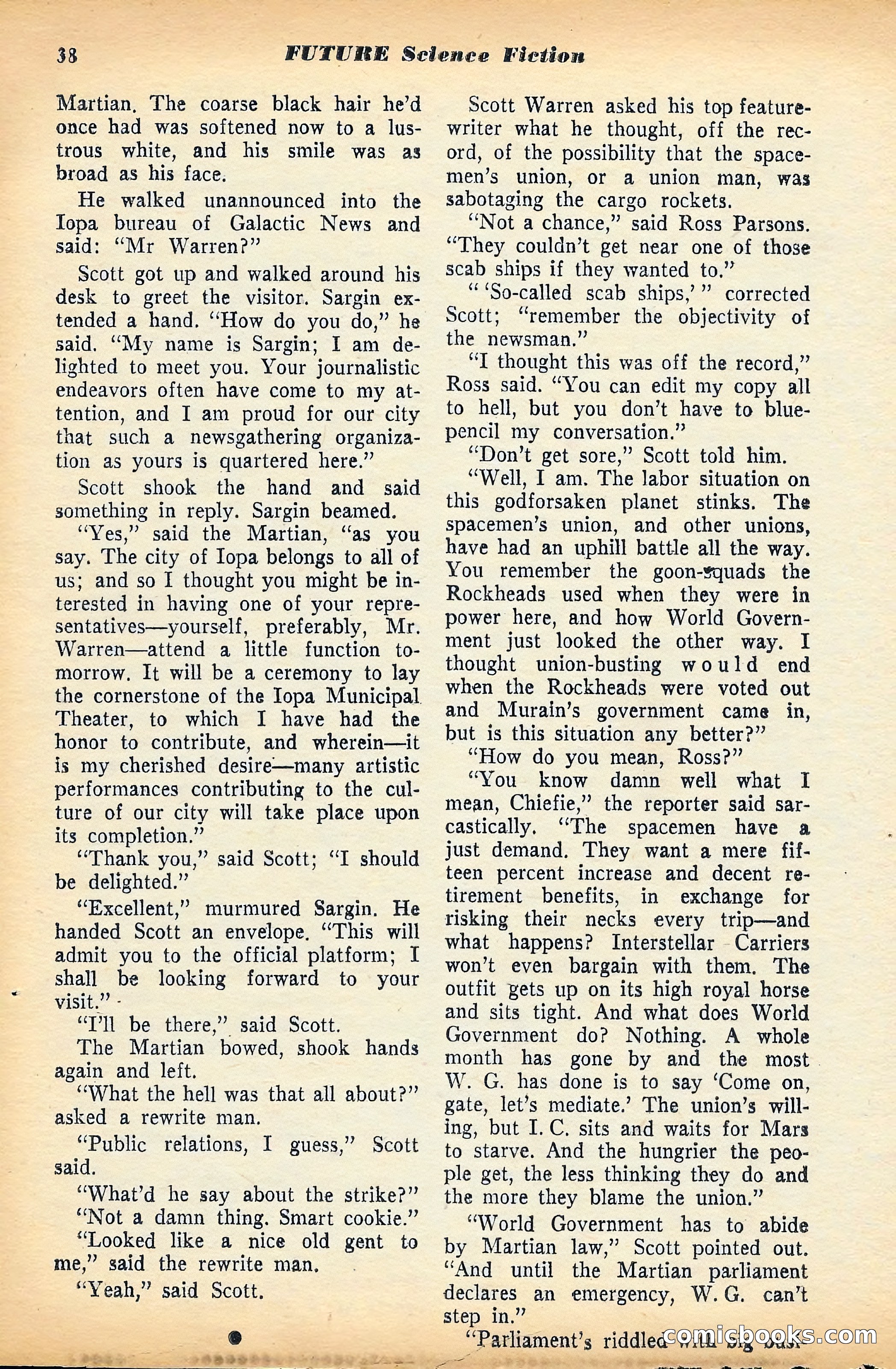 Future Science Fiction, July 1953 — page 39 of 101