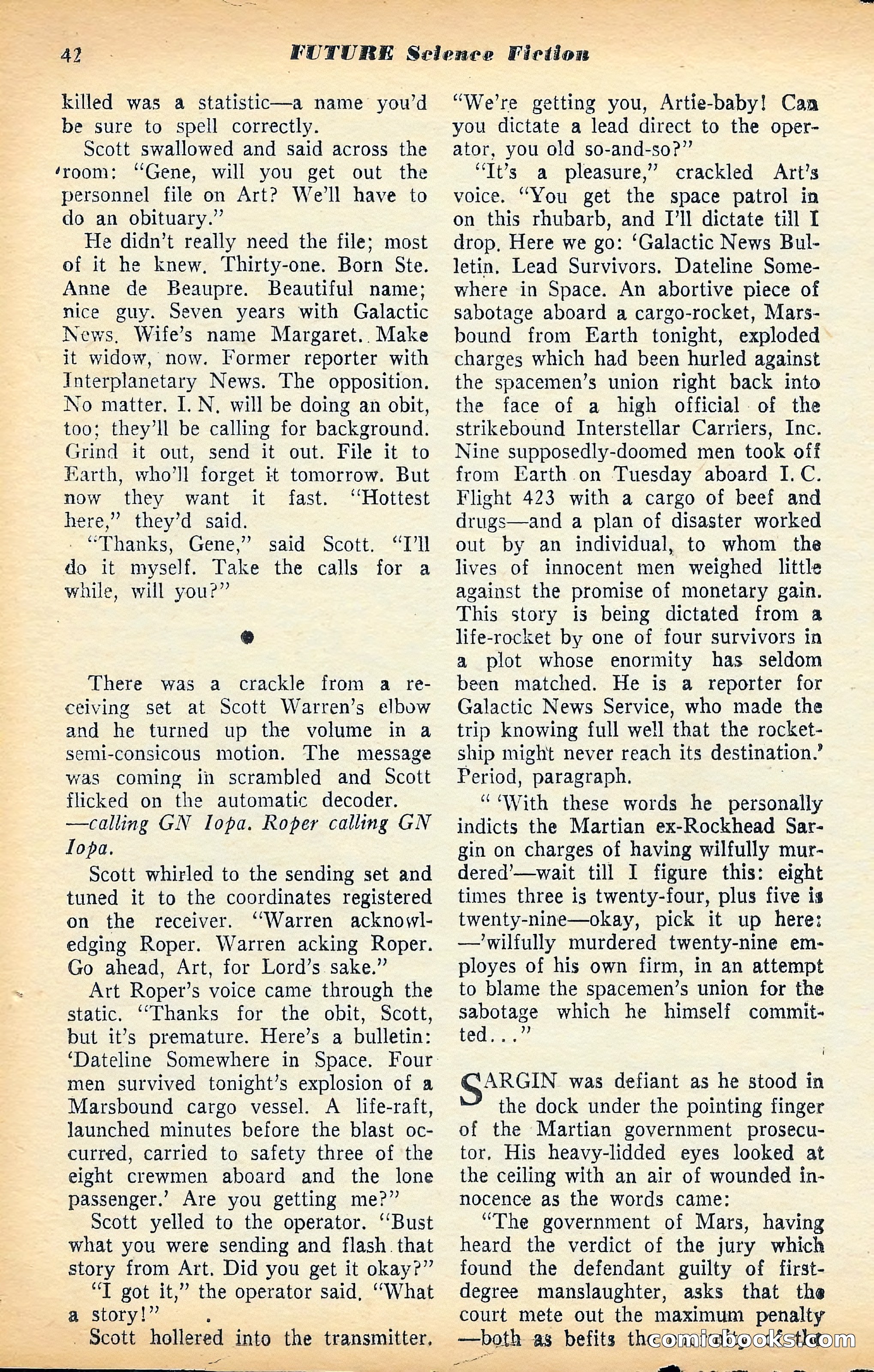 Future Science Fiction, July 1953 — page 43 of 101