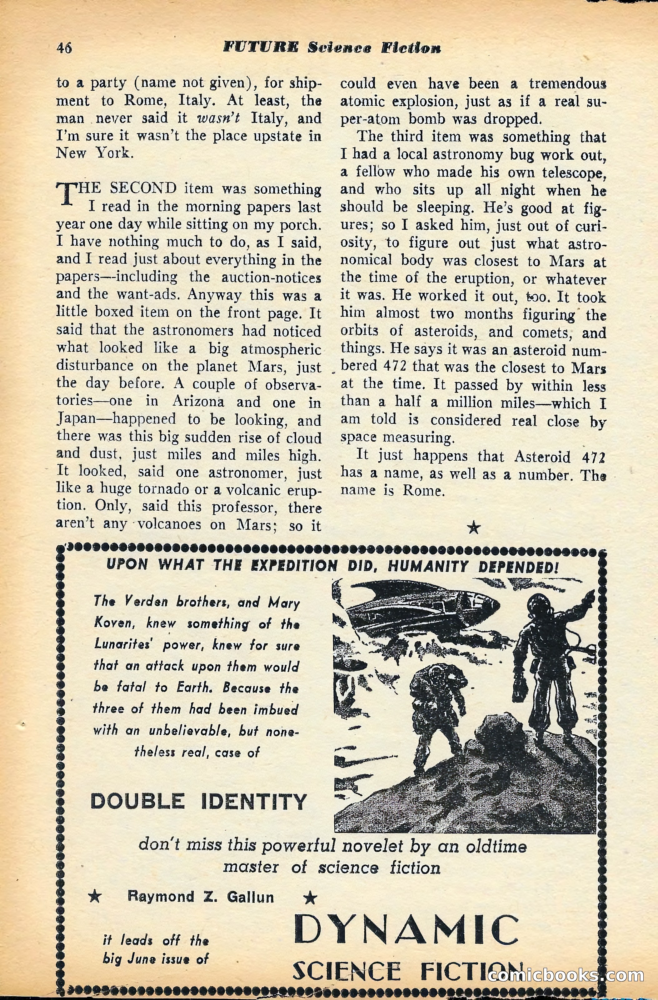 Future Science Fiction, July 1953 — page 47 of 101
