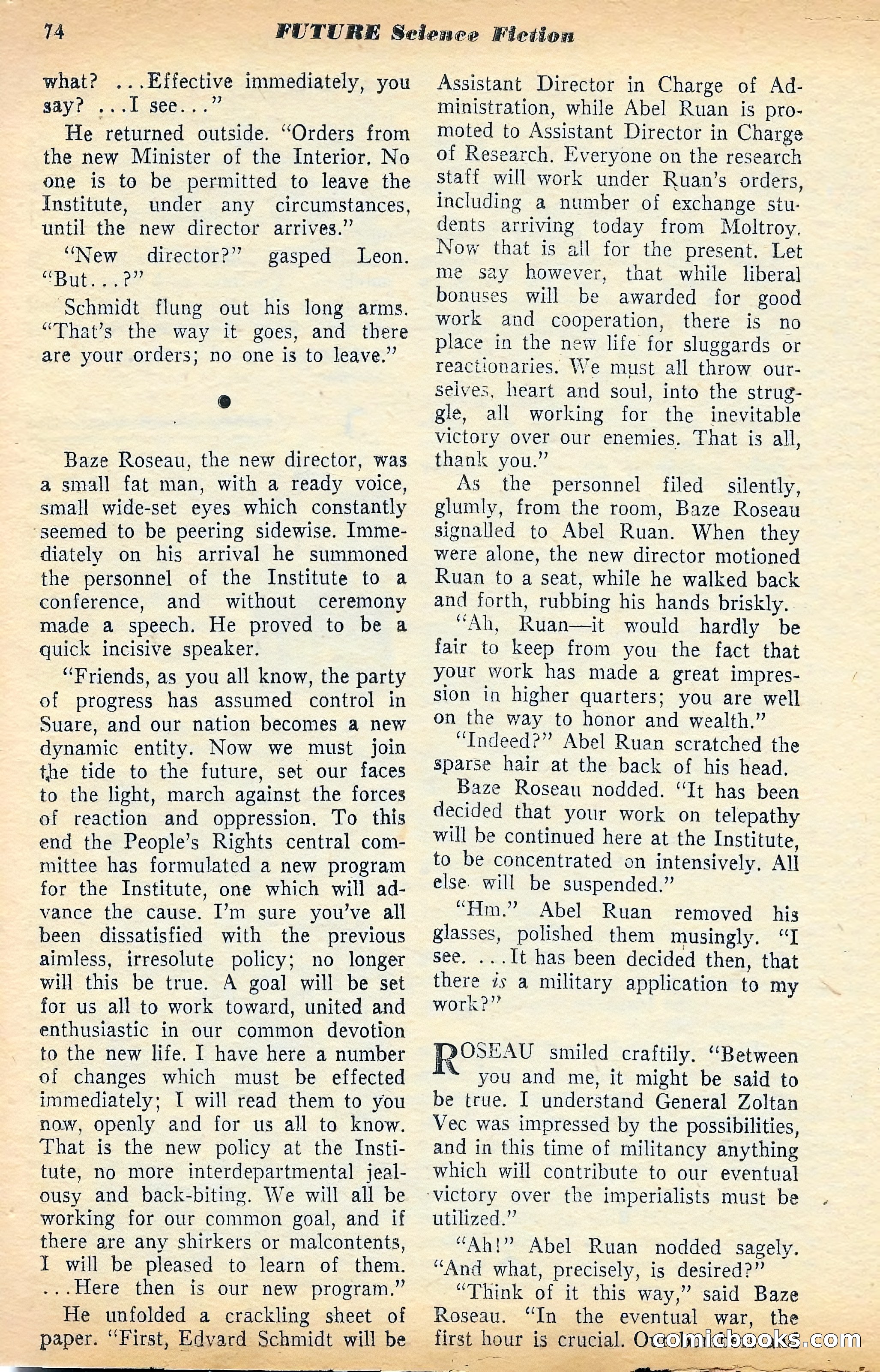 Future Science Fiction, July 1953 — page 75 of 101