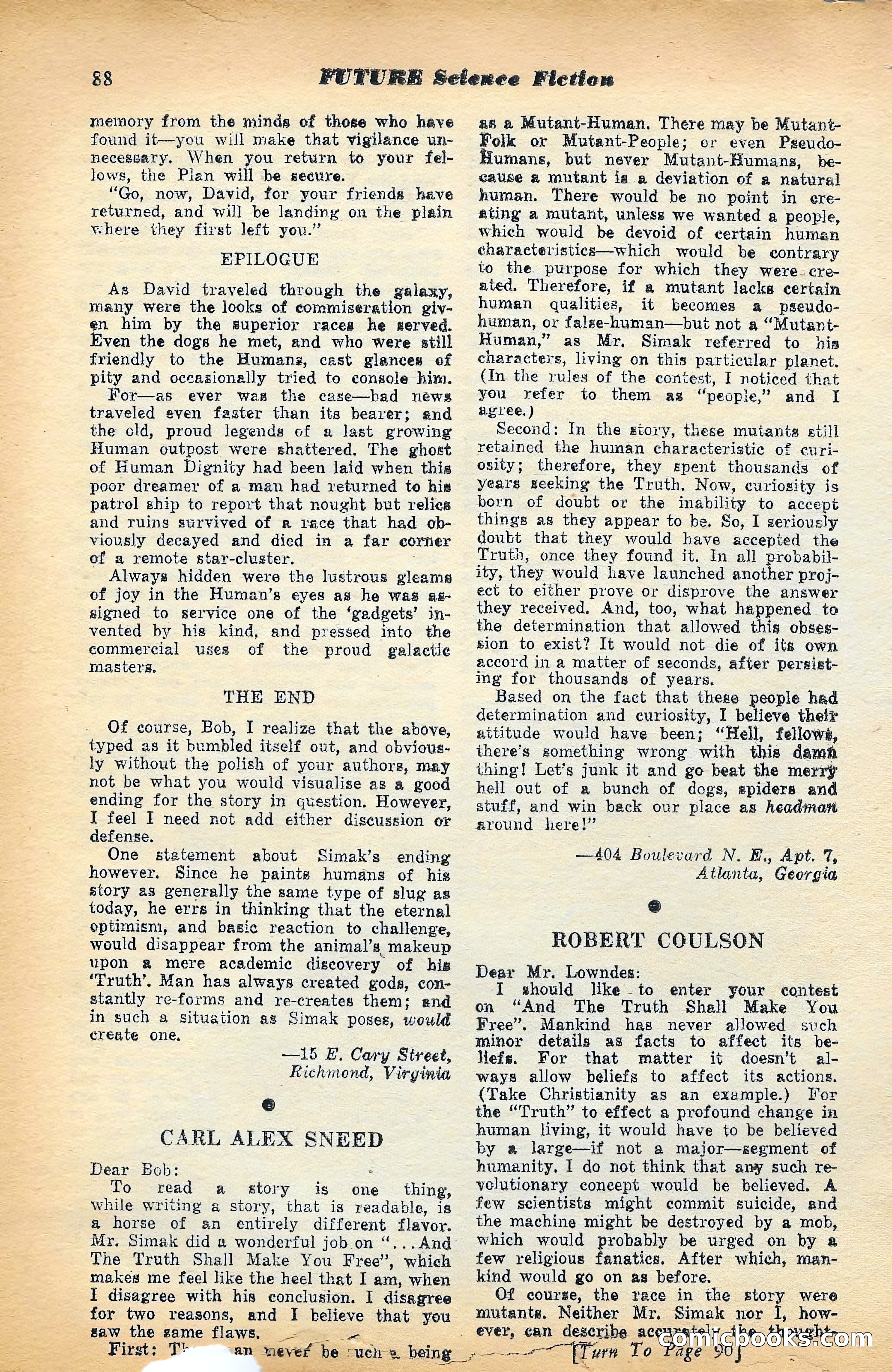Future Science Fiction, July 1953 — page 89 of 101