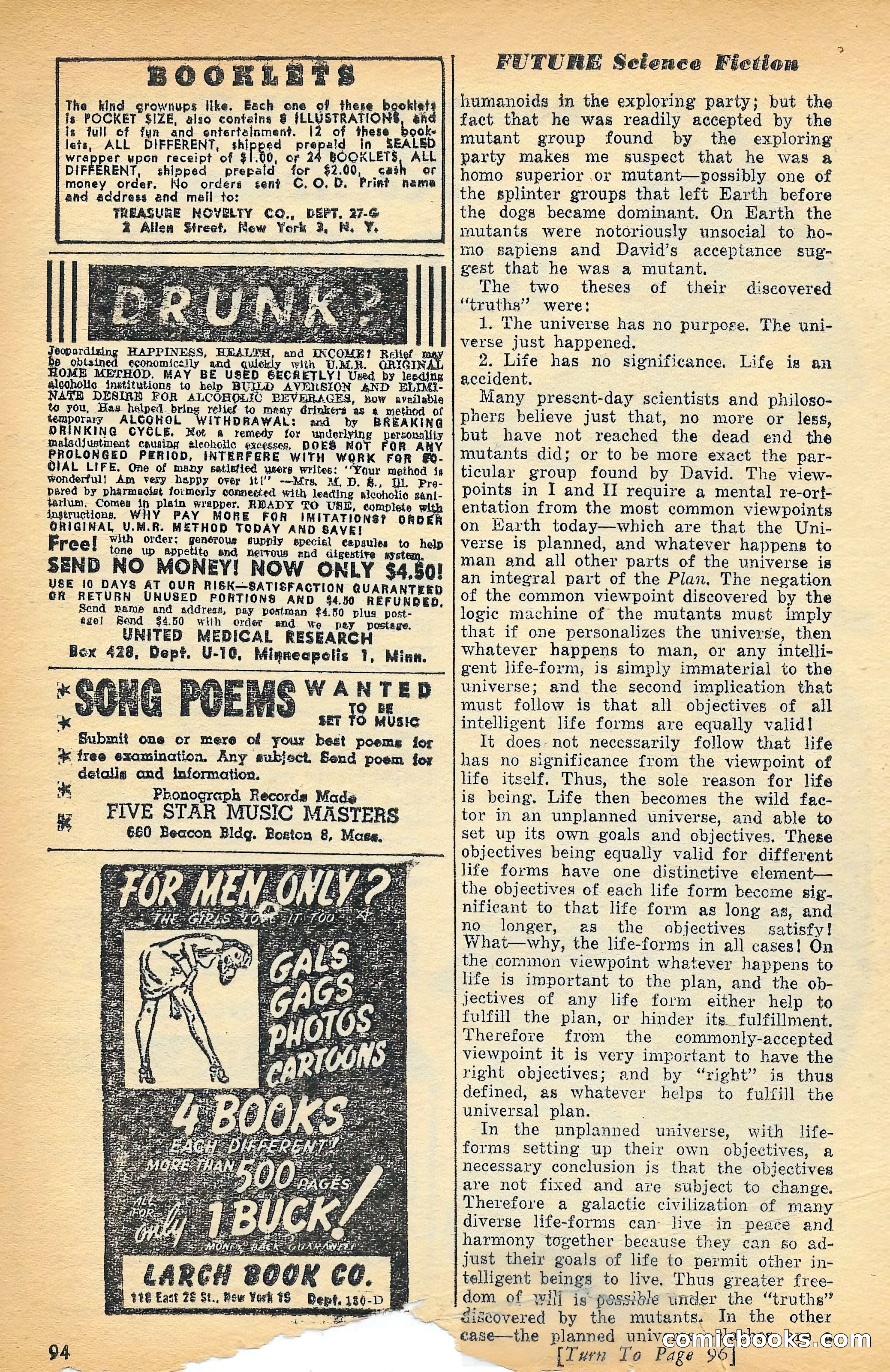 Future Science Fiction, July 1953 — page 95 of 101