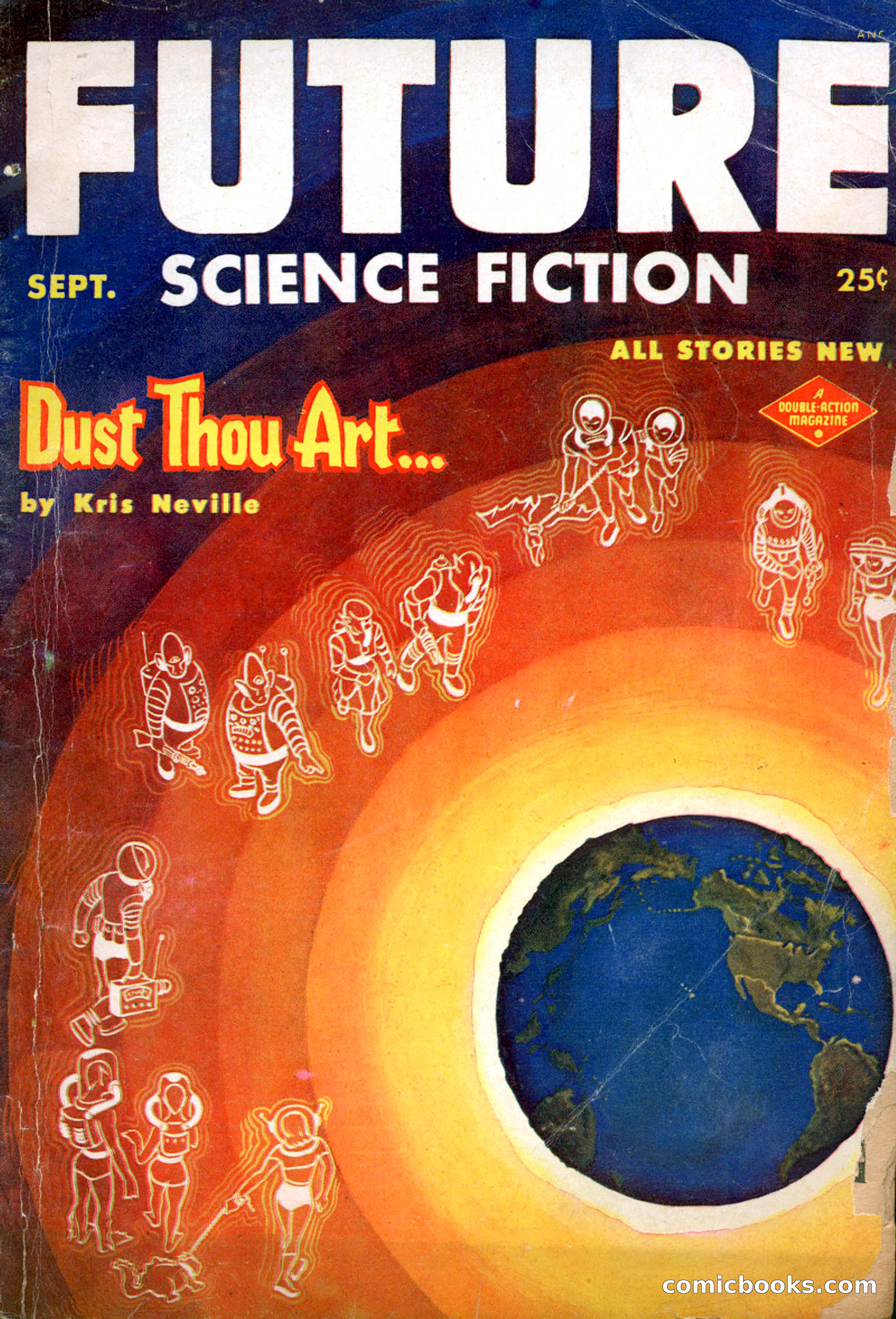 Future Science Fiction, September 1953 — page 1 of 100