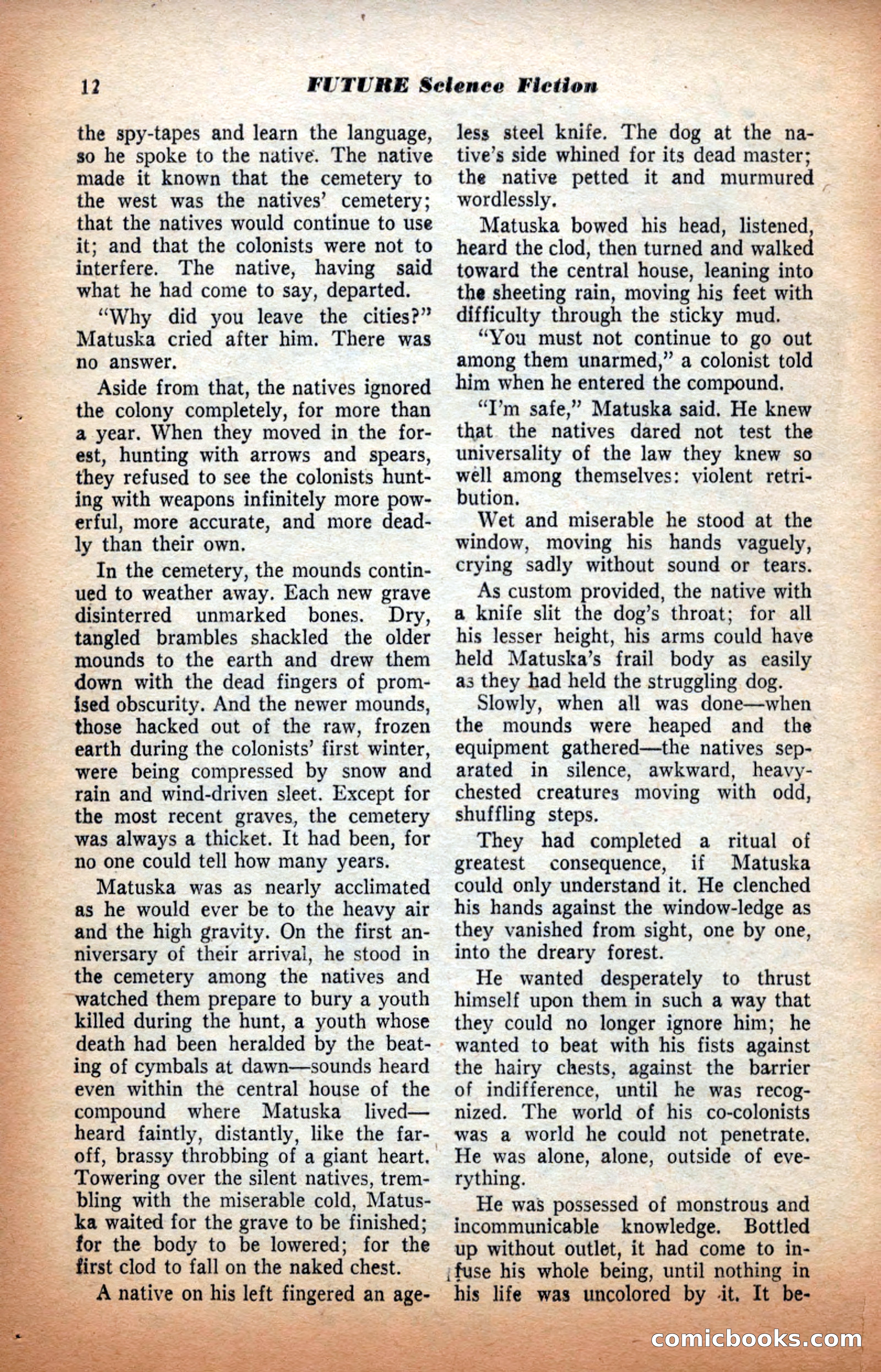 Future Science Fiction, September 1953 — page 12 of 100
