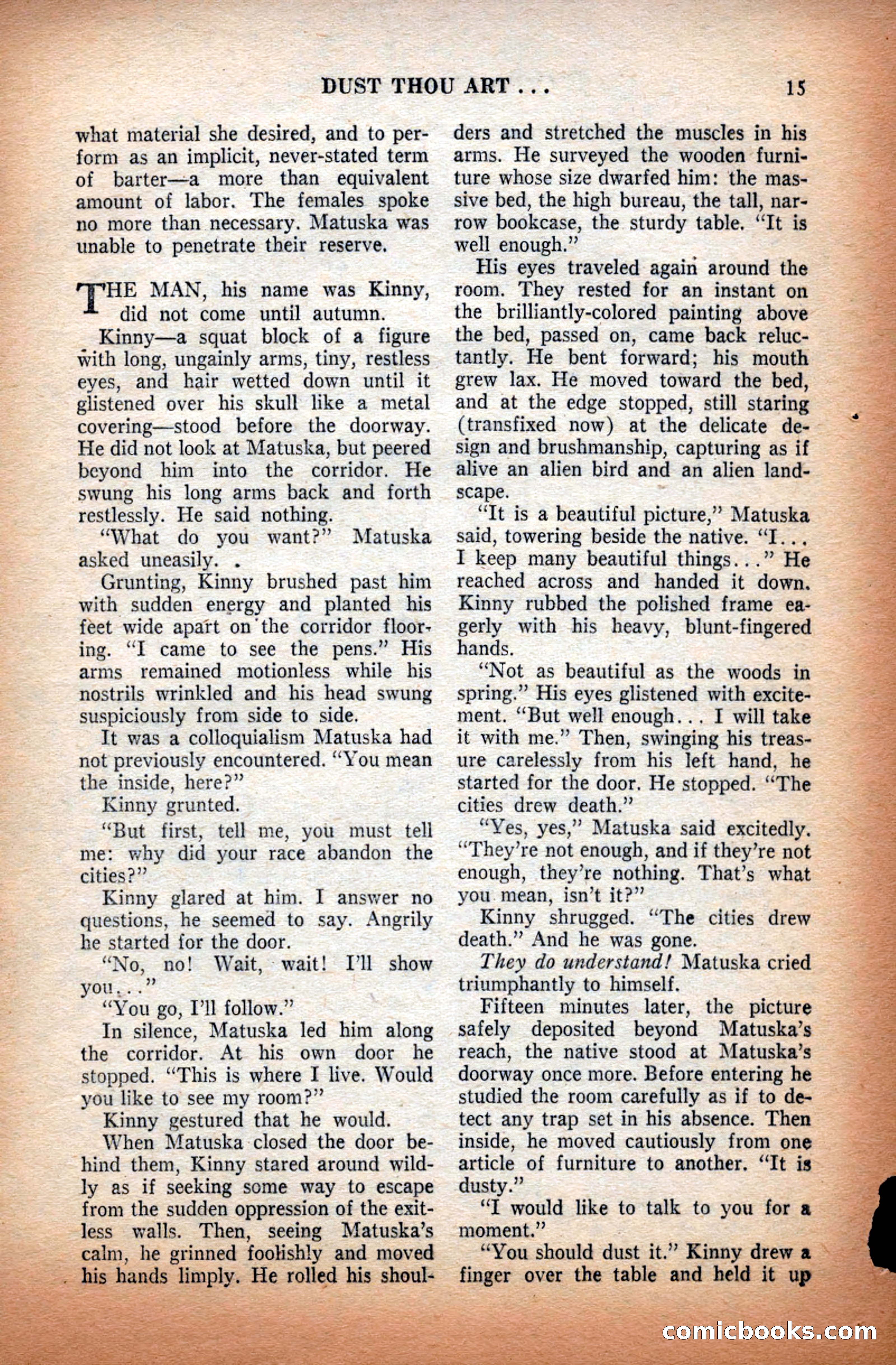 Future Science Fiction, September 1953 — page 15 of 100