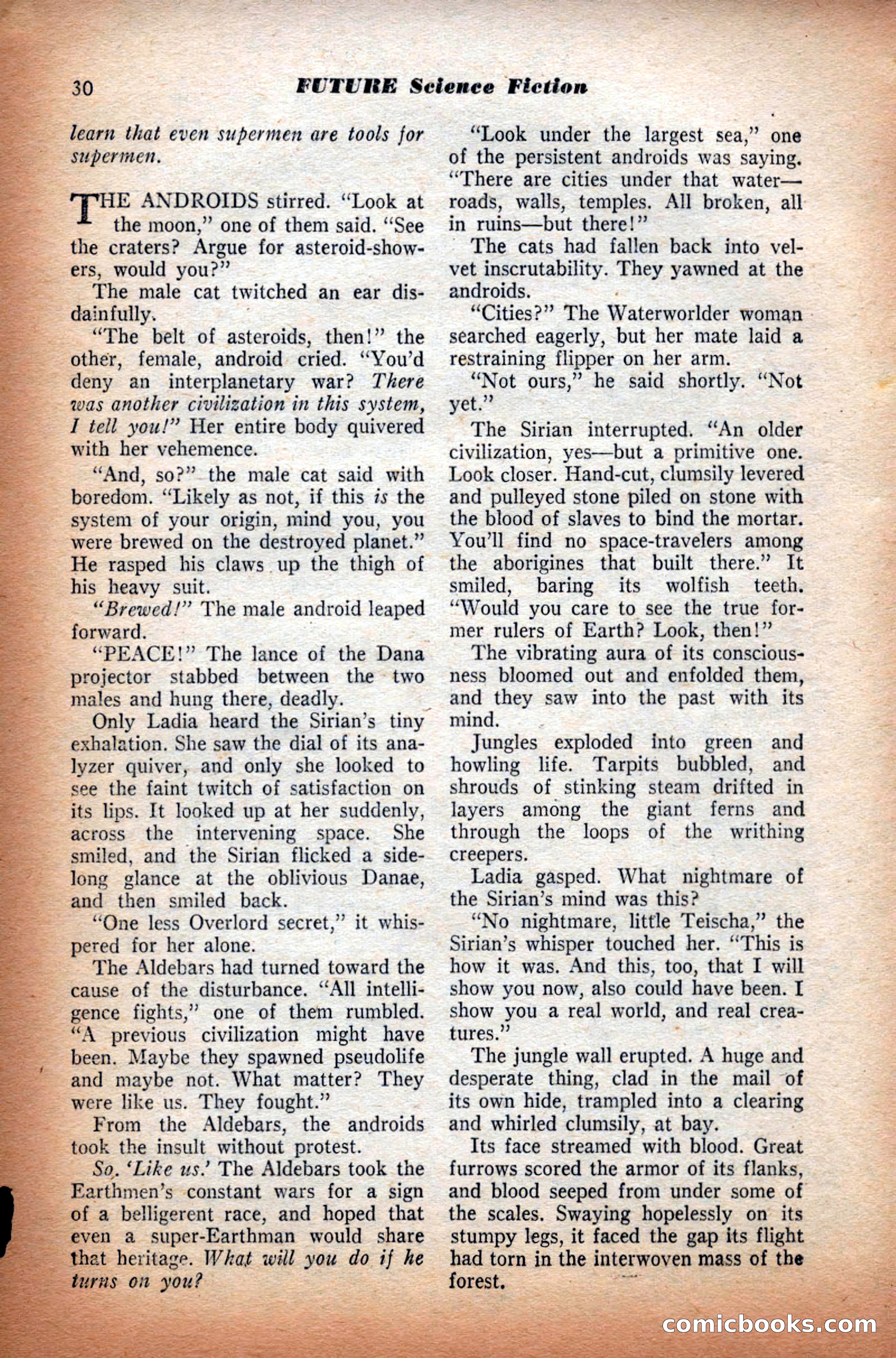 Future Science Fiction, September 1953 — page 30 of 100